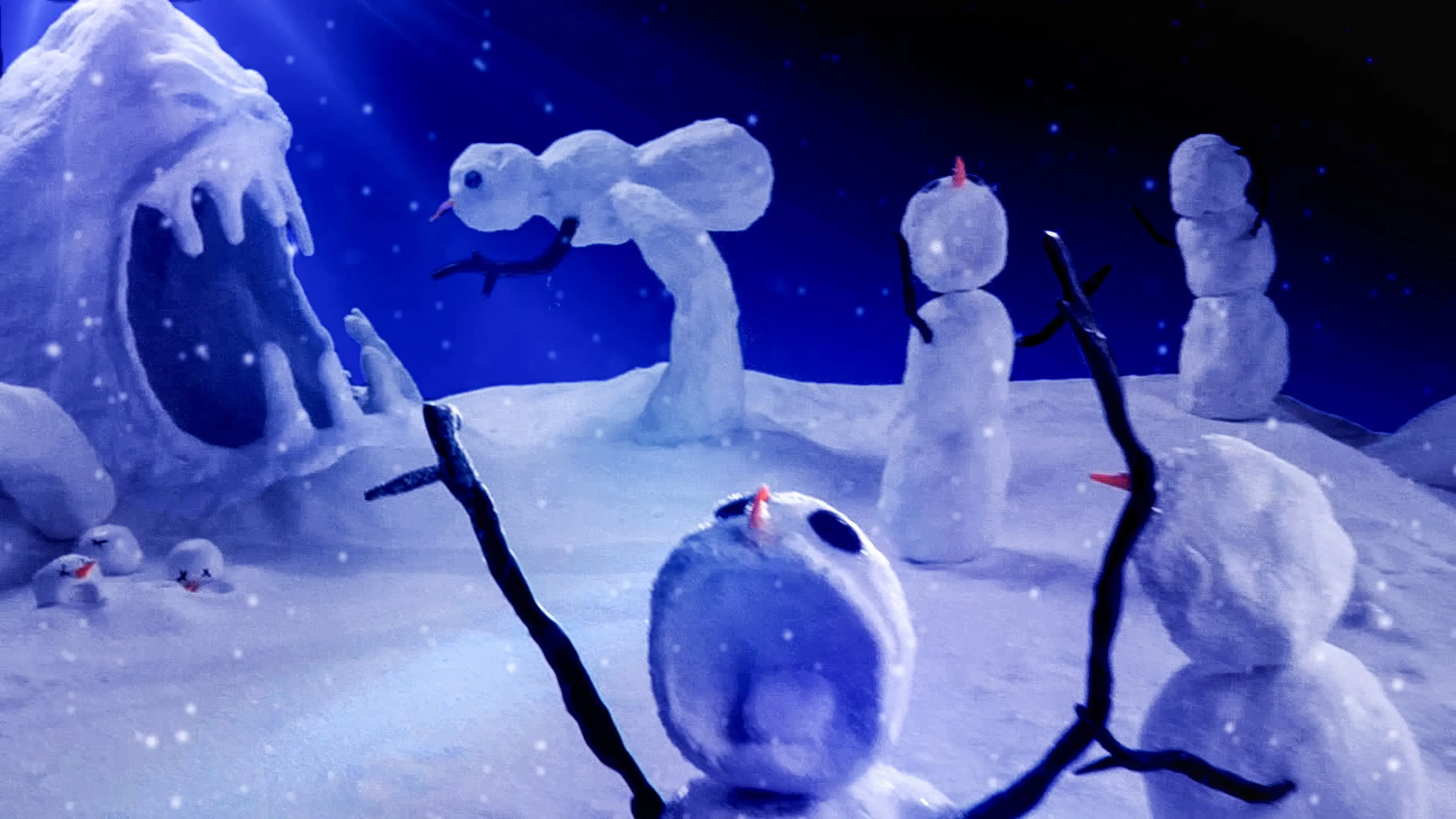A Very Calvin & Hobbes Christmas backdrop