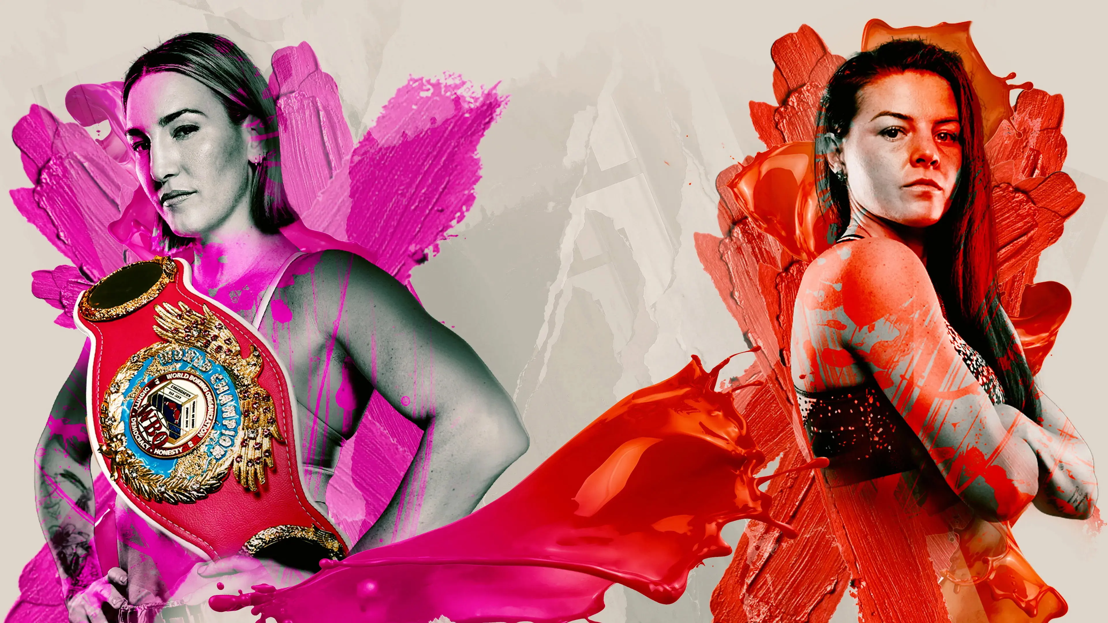 Mikaela Mayer vs. Sandy Ryan II backdrop