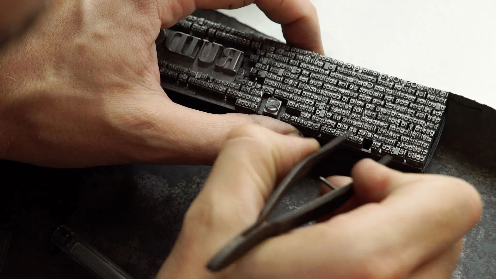 Endless Letterpress backdrop