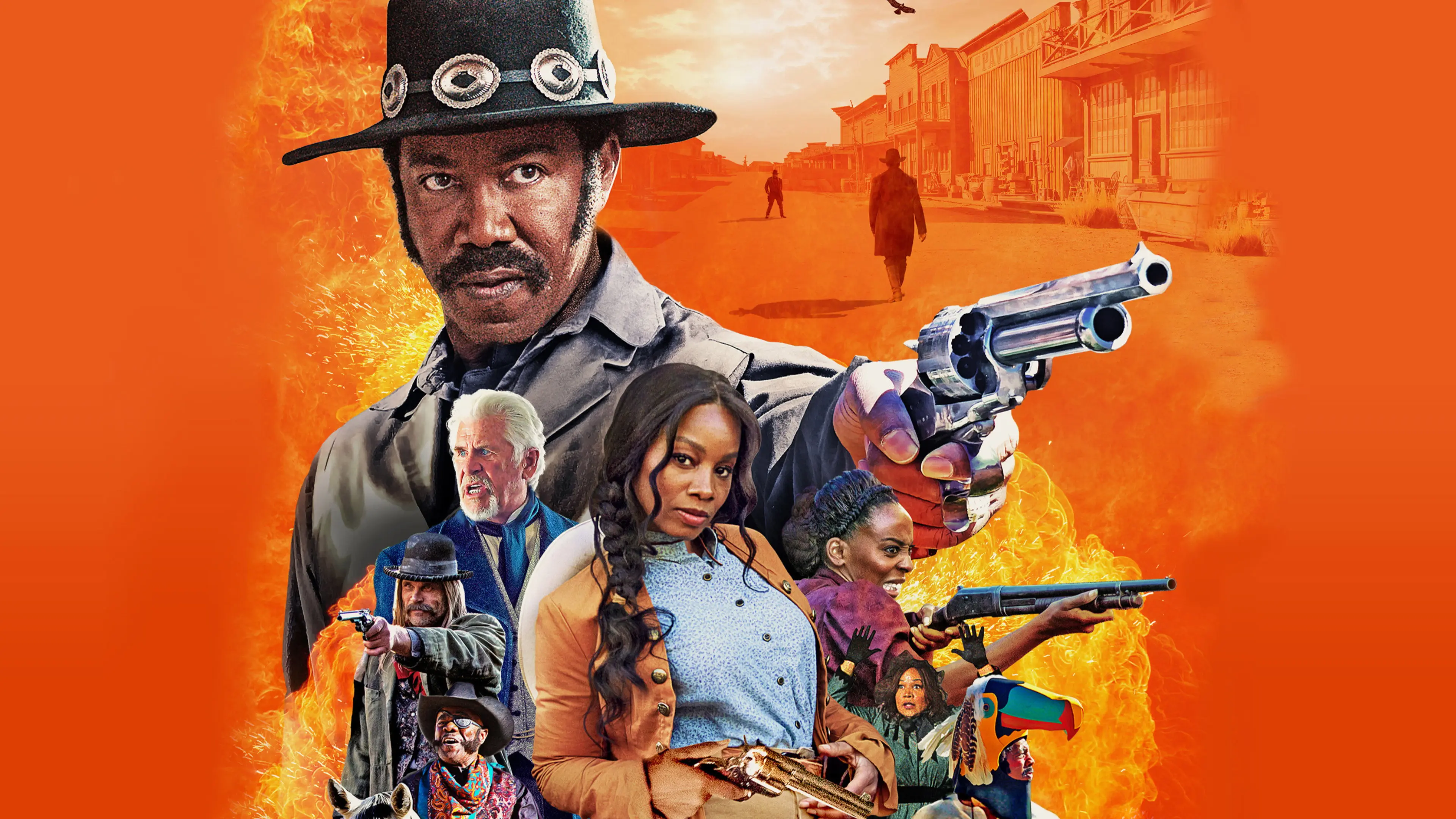 Outlaw Johnny Black backdrop