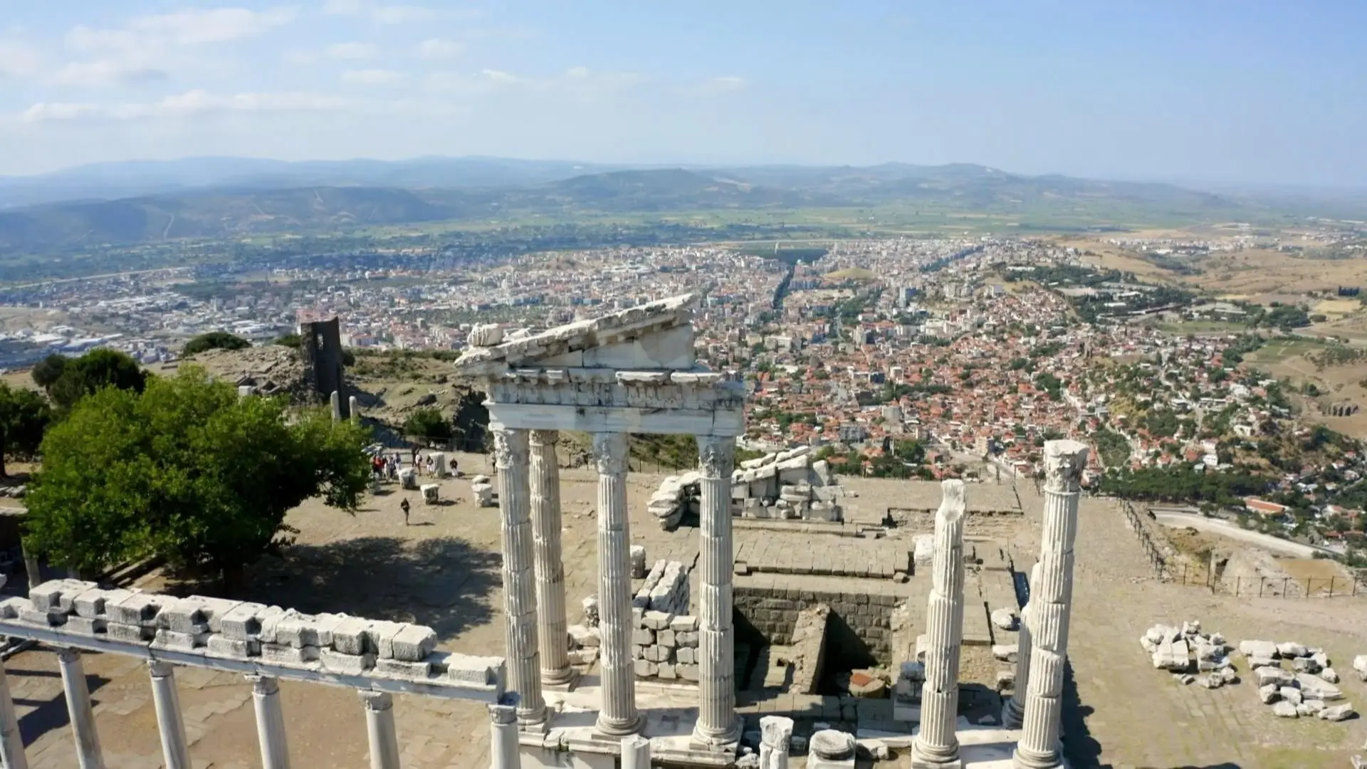 Hidden Aegean backdrop