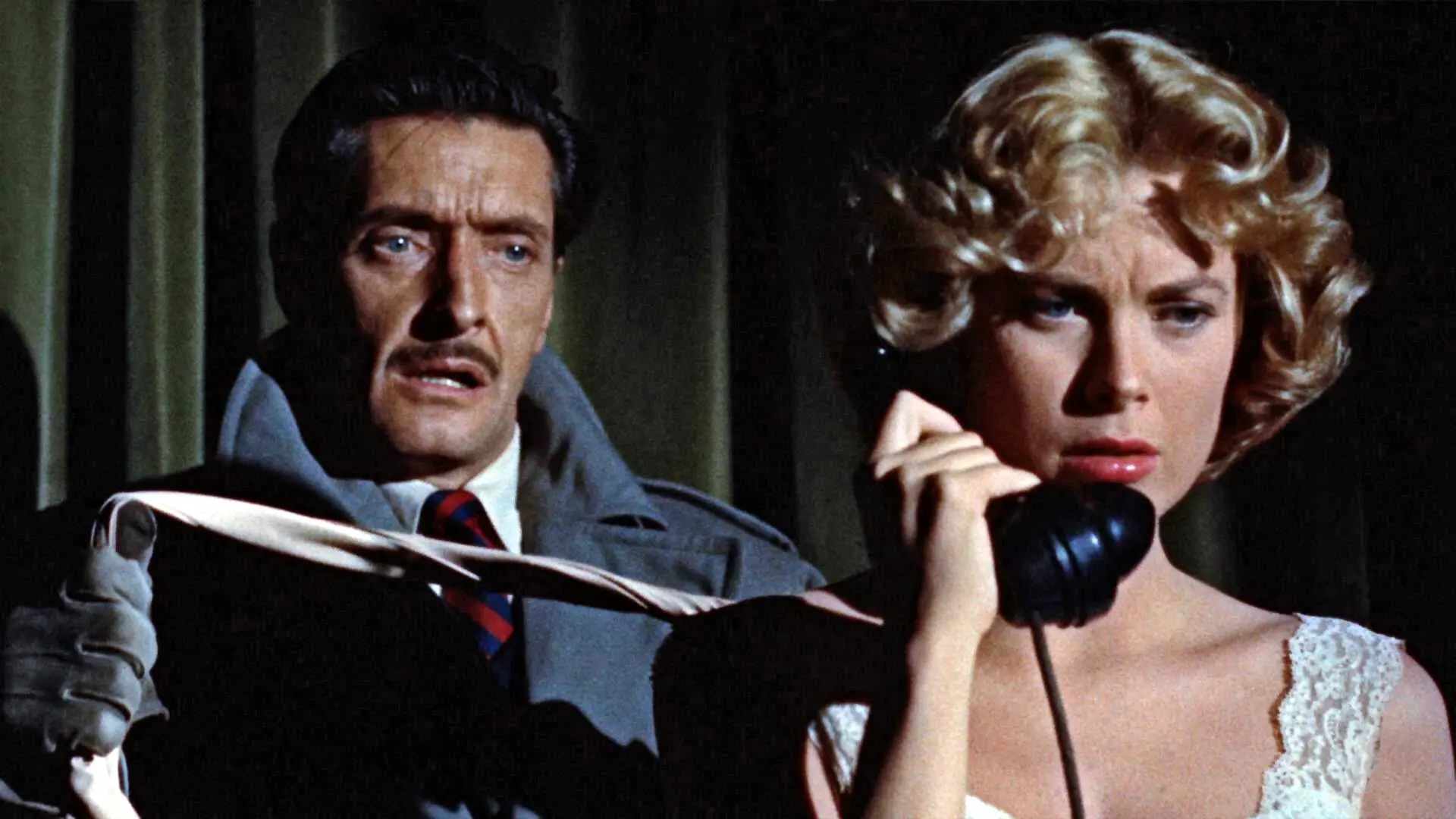 Hitchcock and Dial M backdrop