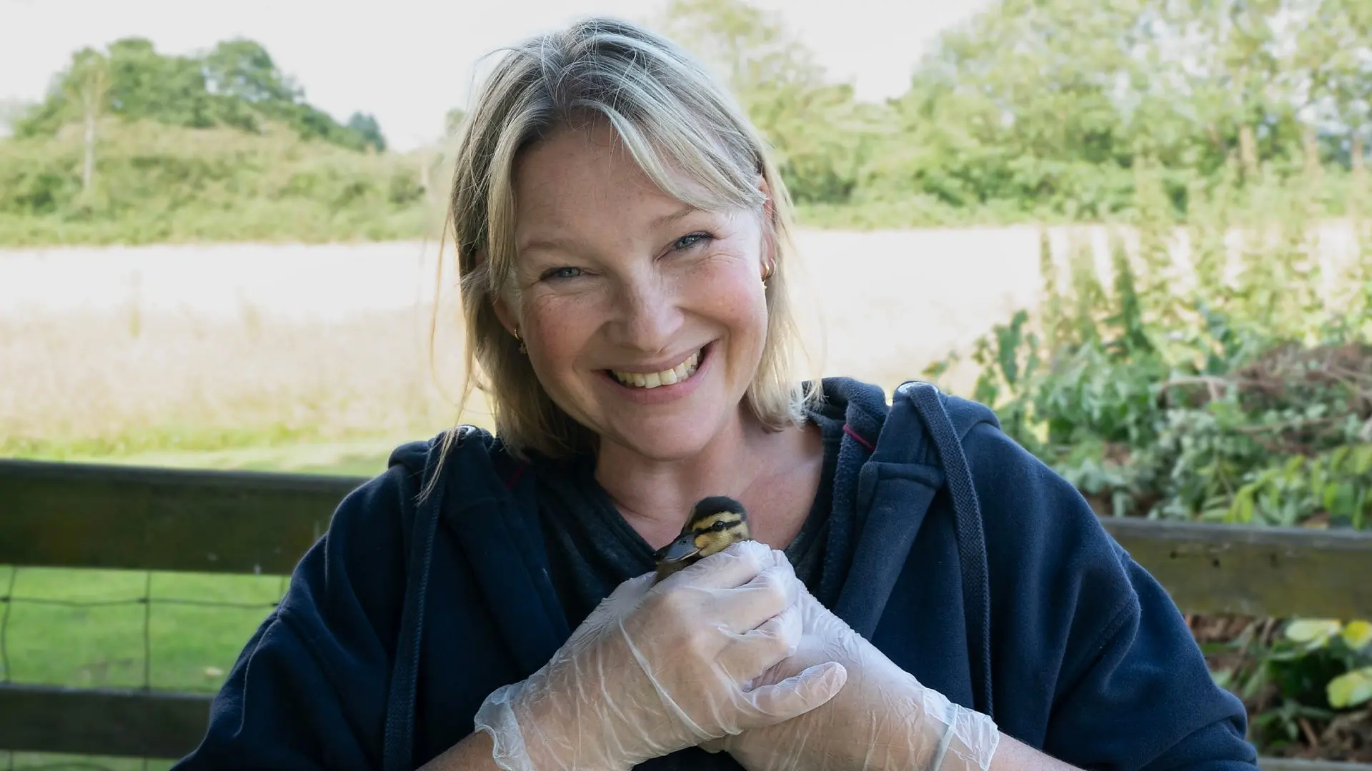 Joanna Page's Wild Life backdrop