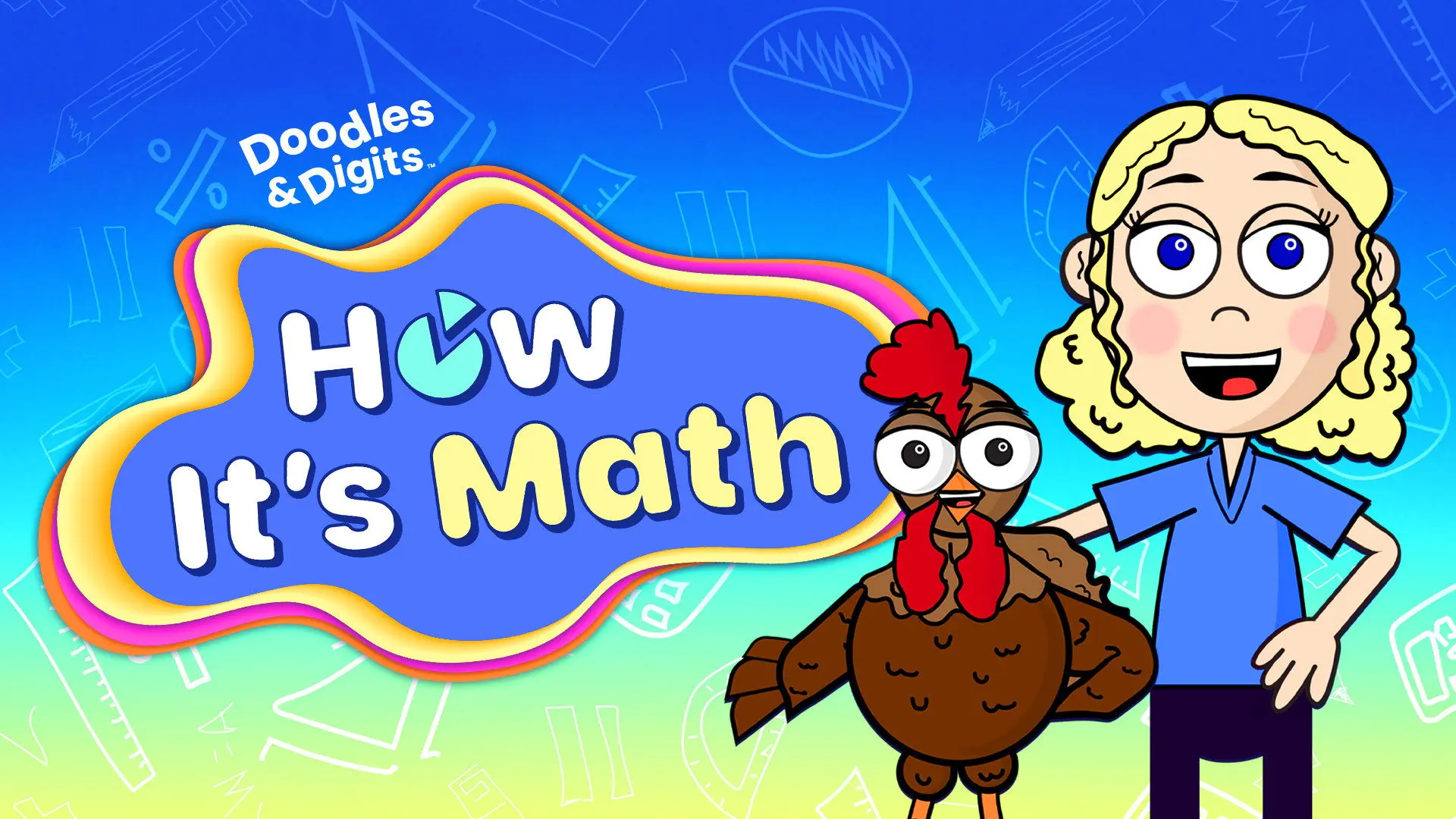 Doodles and Digits: How It's Math backdrop