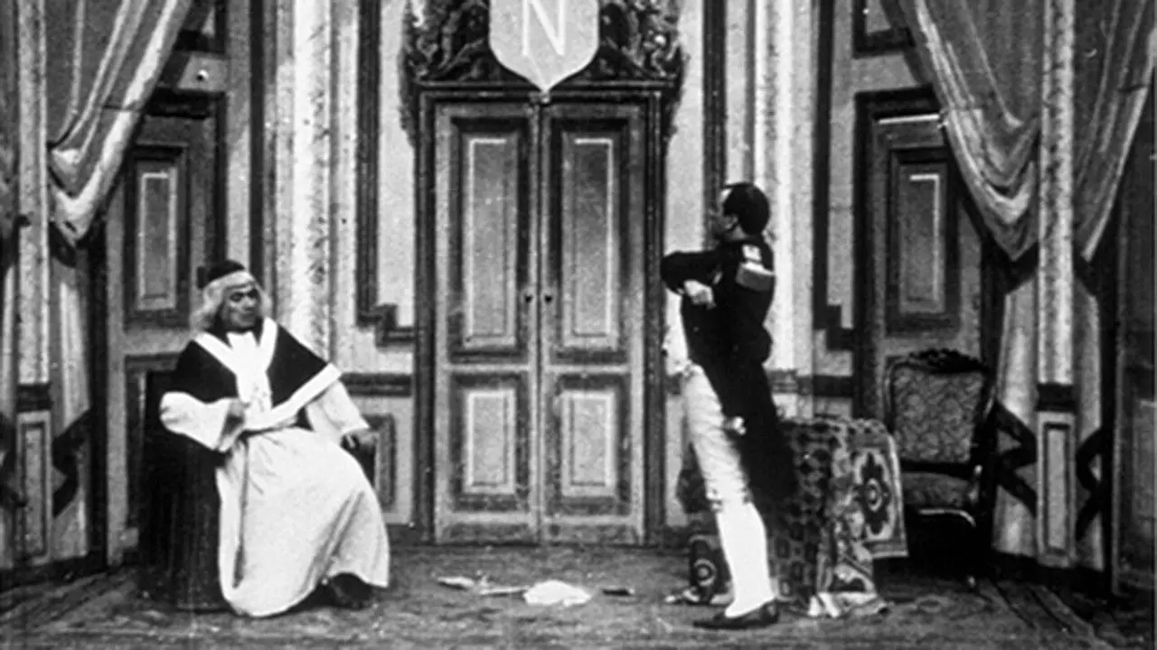 Interview Between Napoleon and the Pope backdrop