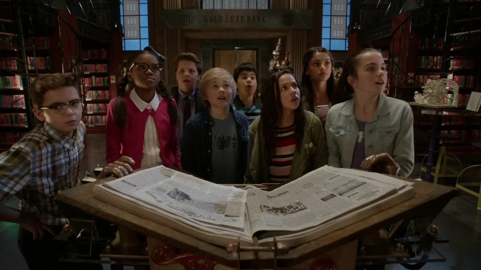 Escape from Mr. Lemoncello's Library backdrop