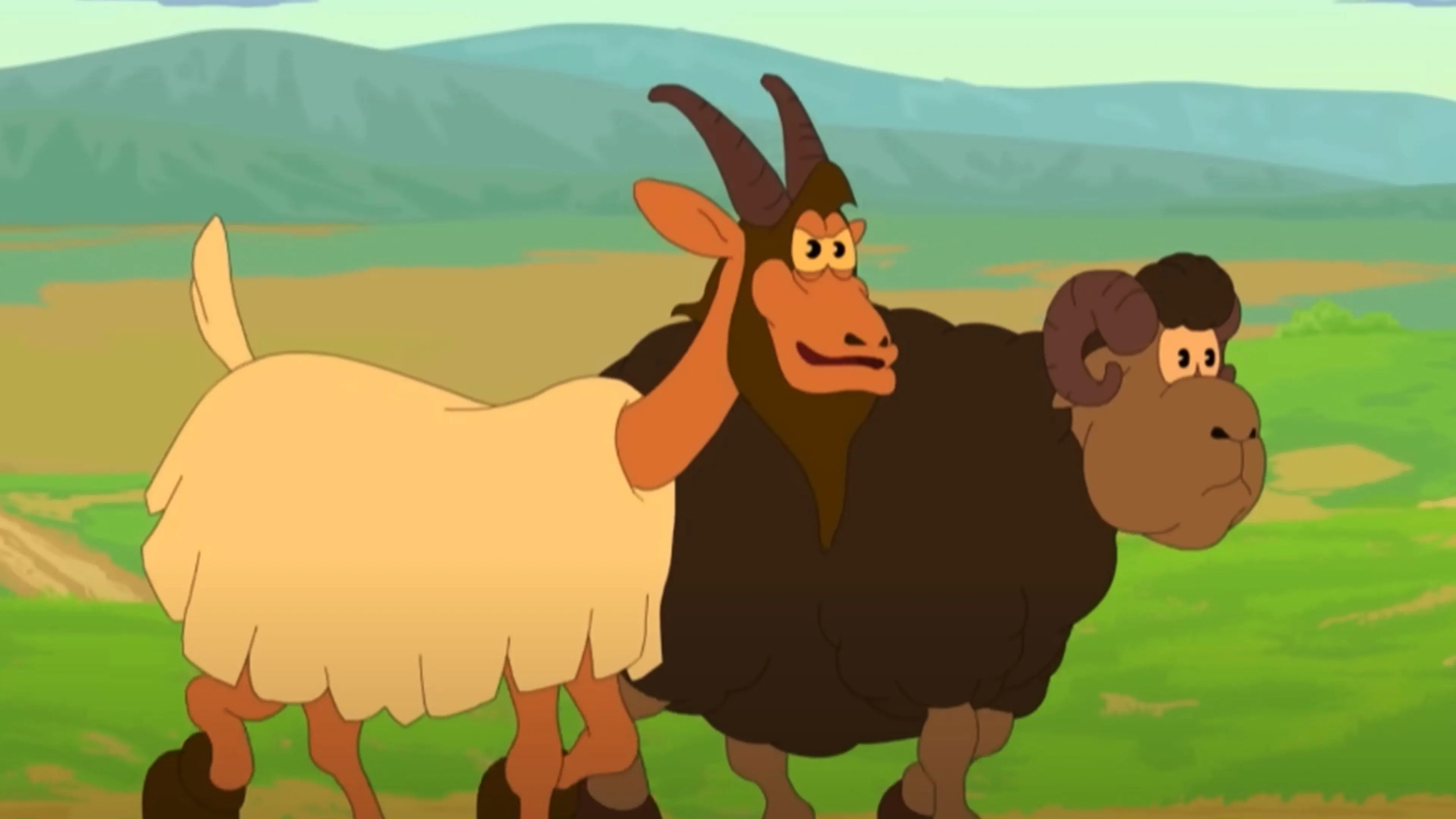 Ram and Goat 2 backdrop