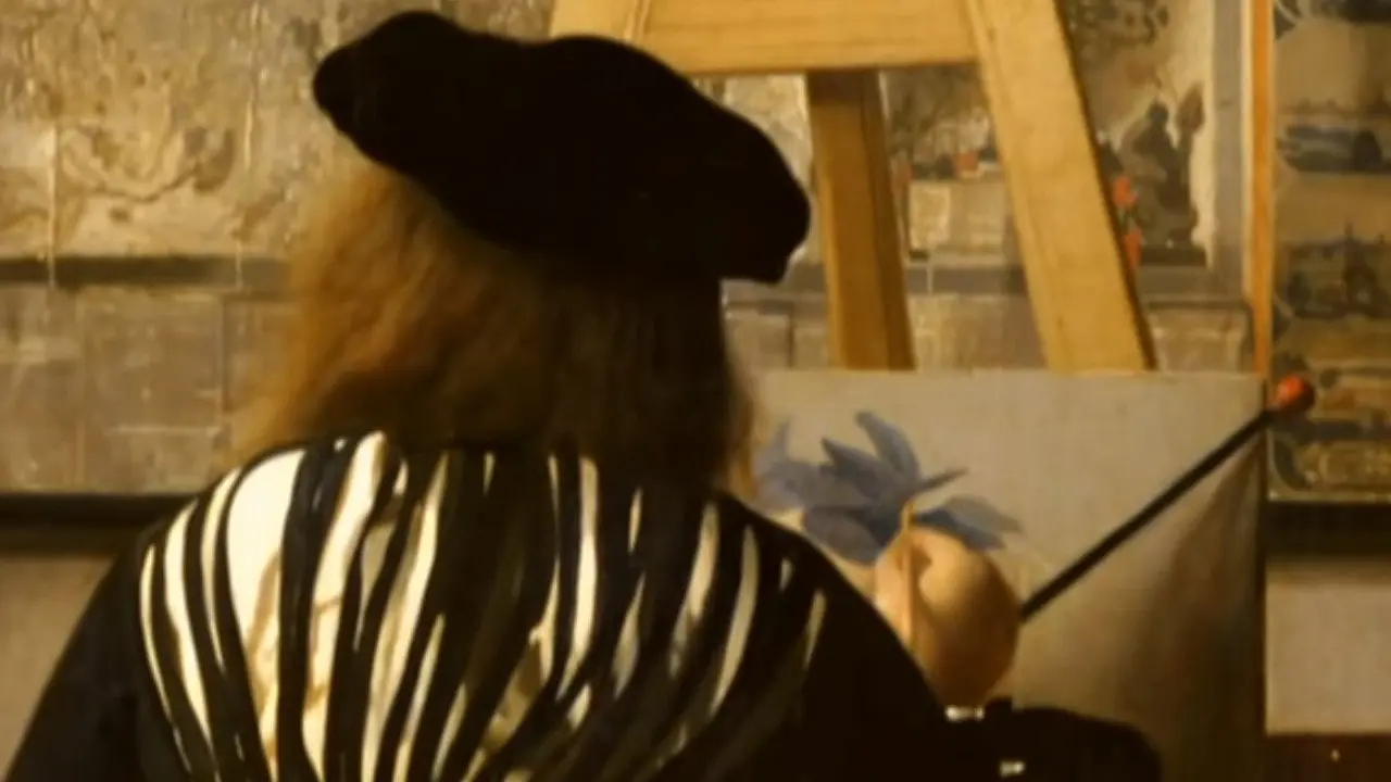 Vermeer Master of Light backdrop