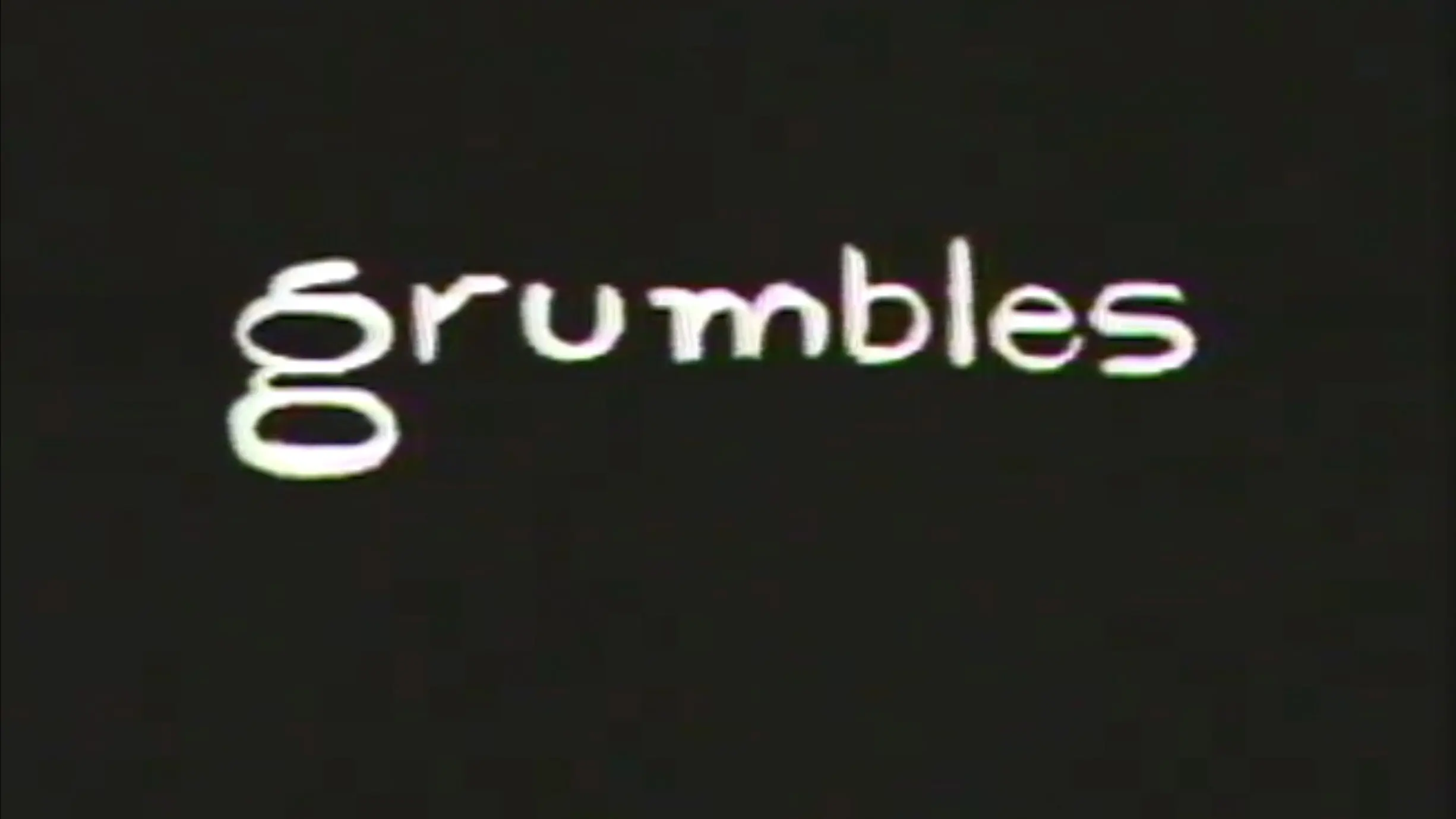 Grumbles backdrop