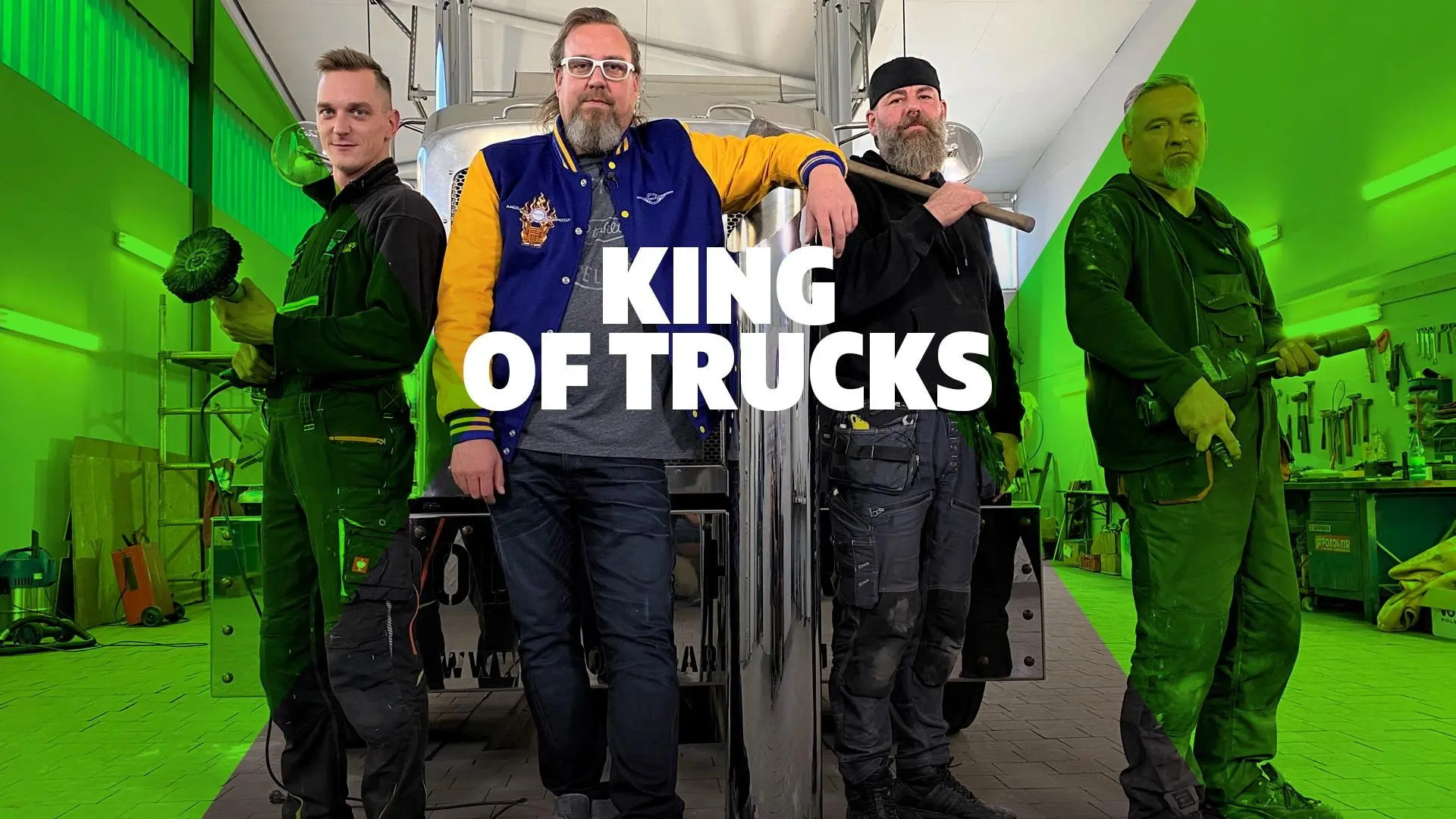 King of Trucks backdrop