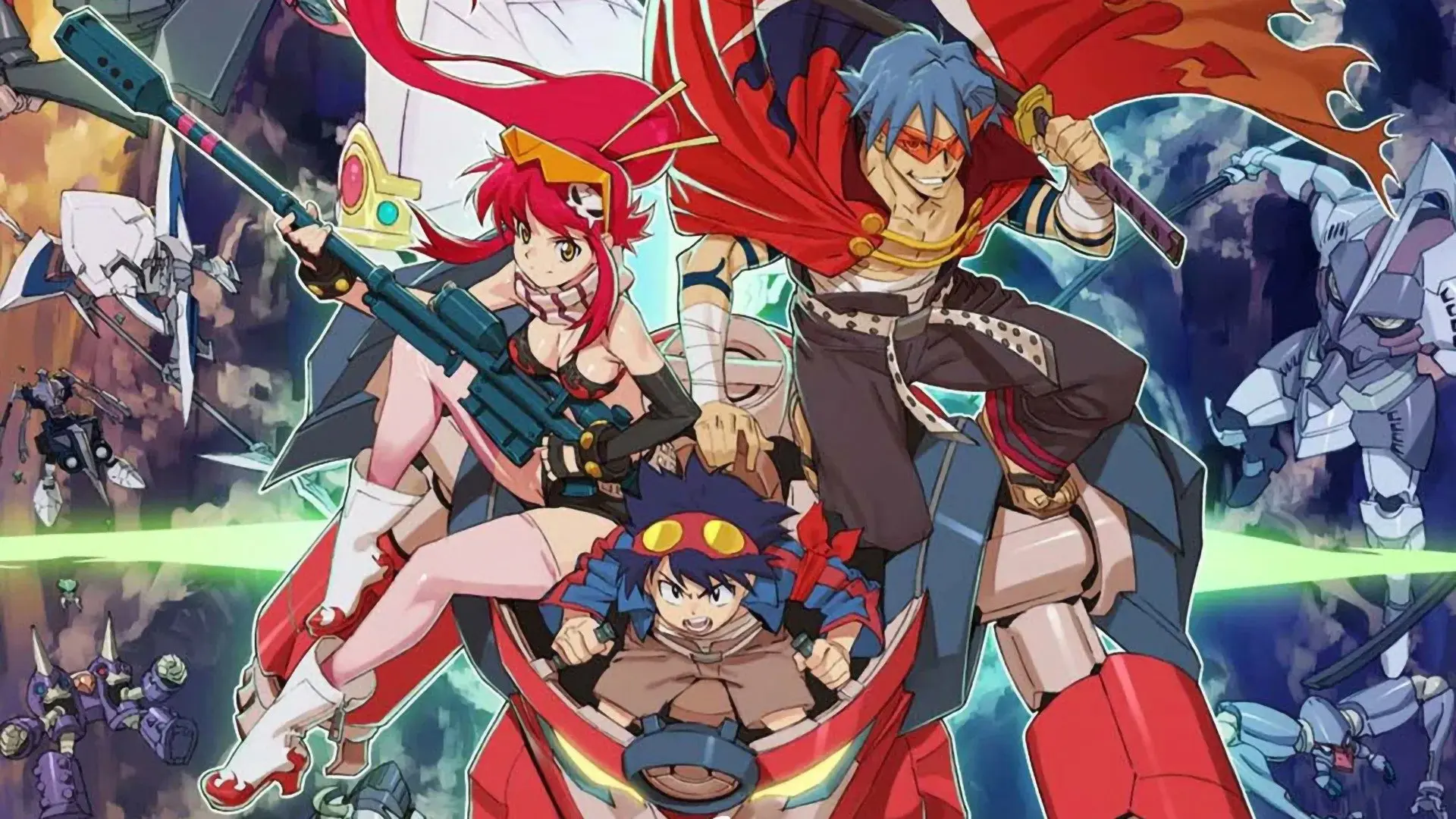 Gurren Lagann The Movie: Childhood's End backdrop
