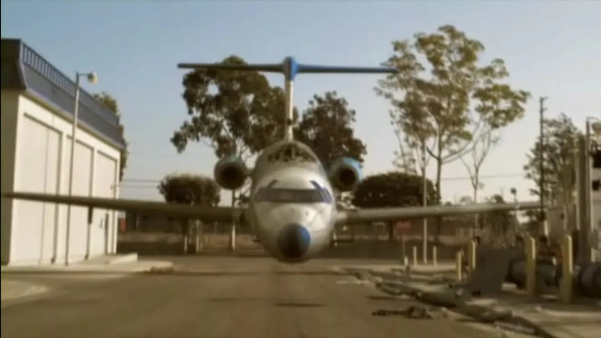 Air Collision backdrop