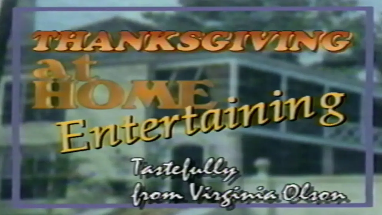 Thanksgiving at Home: Entertaining Tastefully from Virginia Olson backdrop