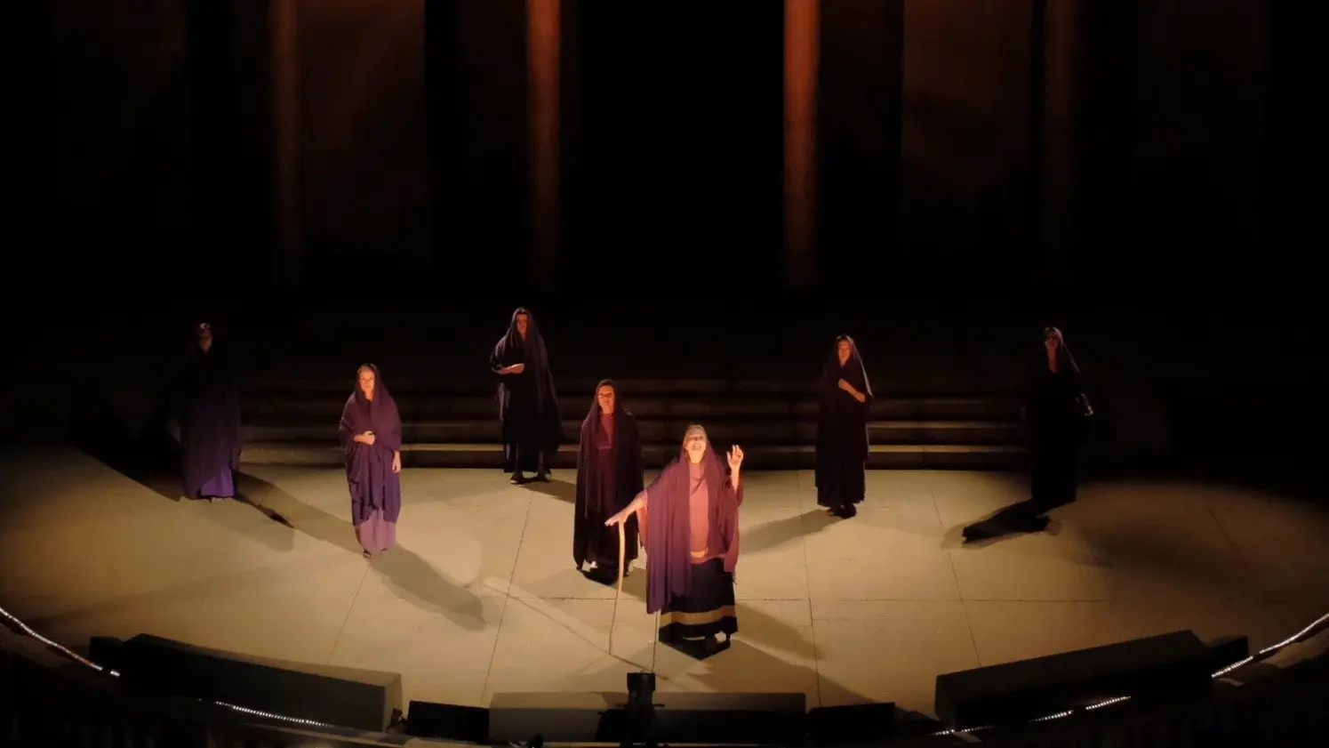 The Trojan Women backdrop