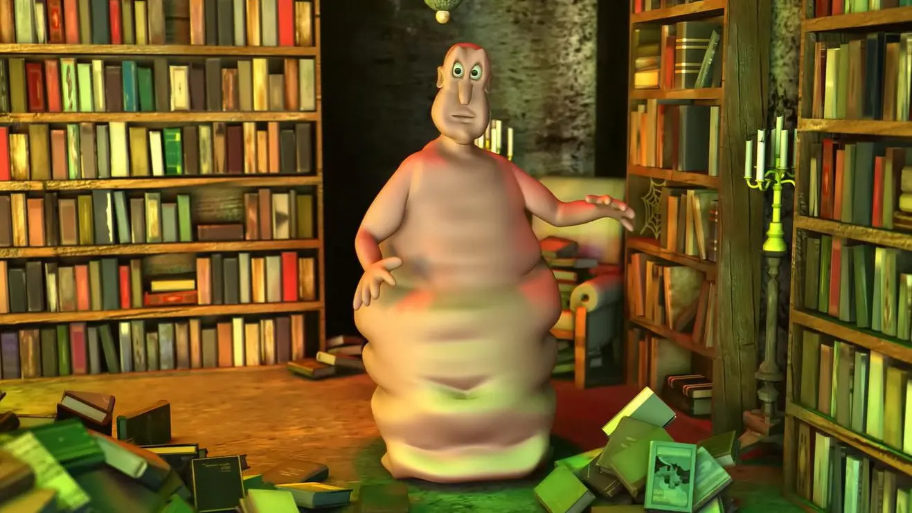 Strawinsky and the Mysterious House backdrop