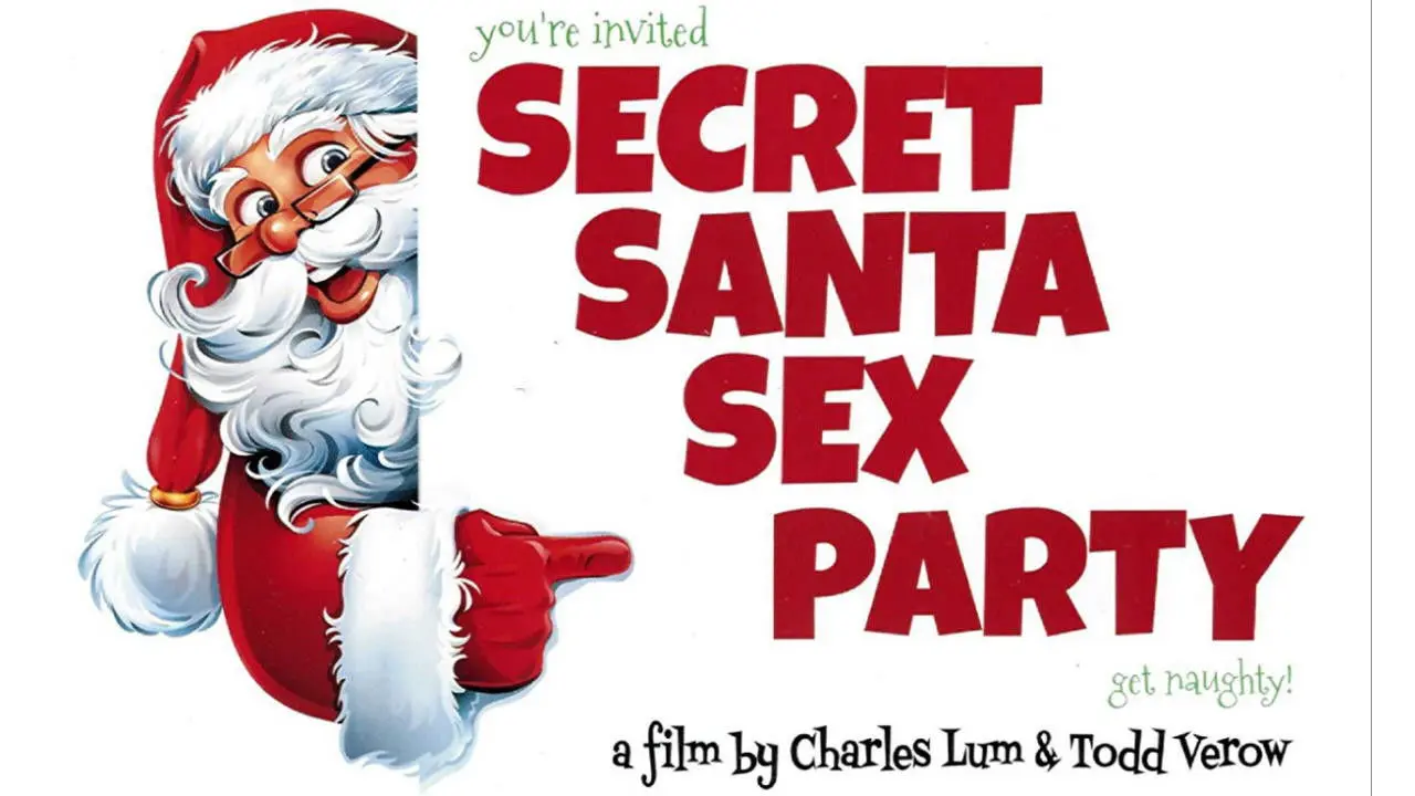Secret Santa Sex Party backdrop
