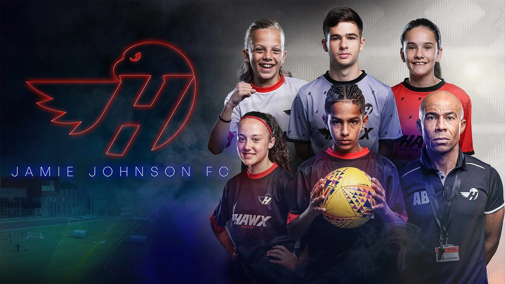 Jamie Johnson FC backdrop