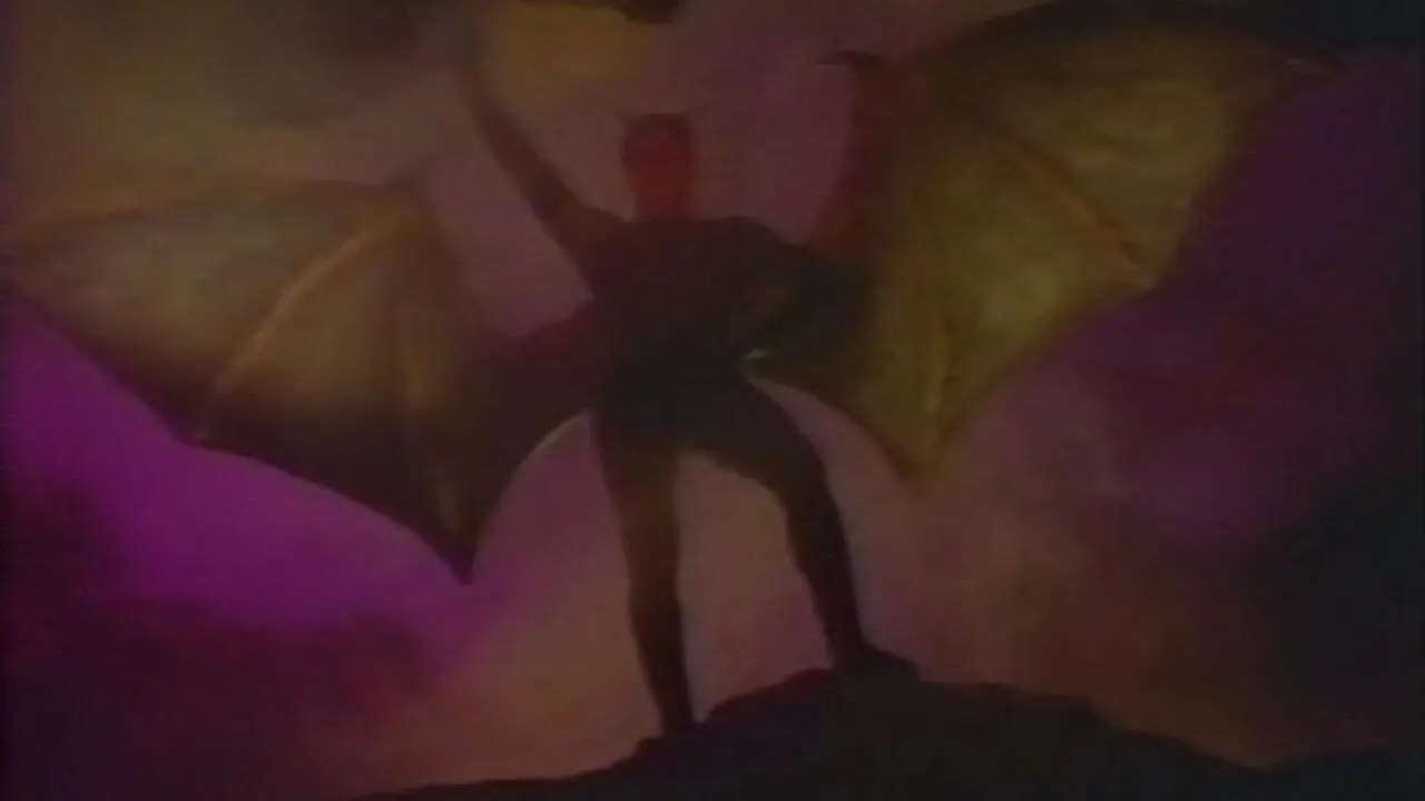 Dr. Satan vs. Black Magic backdrop