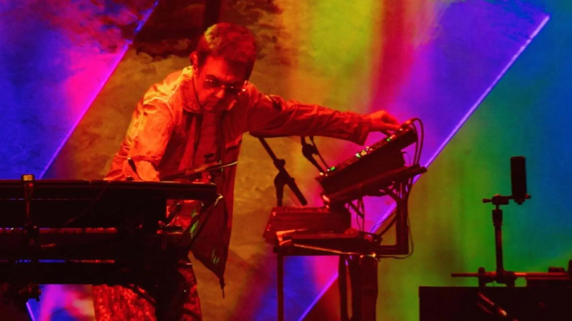 Jean-Michel Jarre Live in Sevilla backdrop