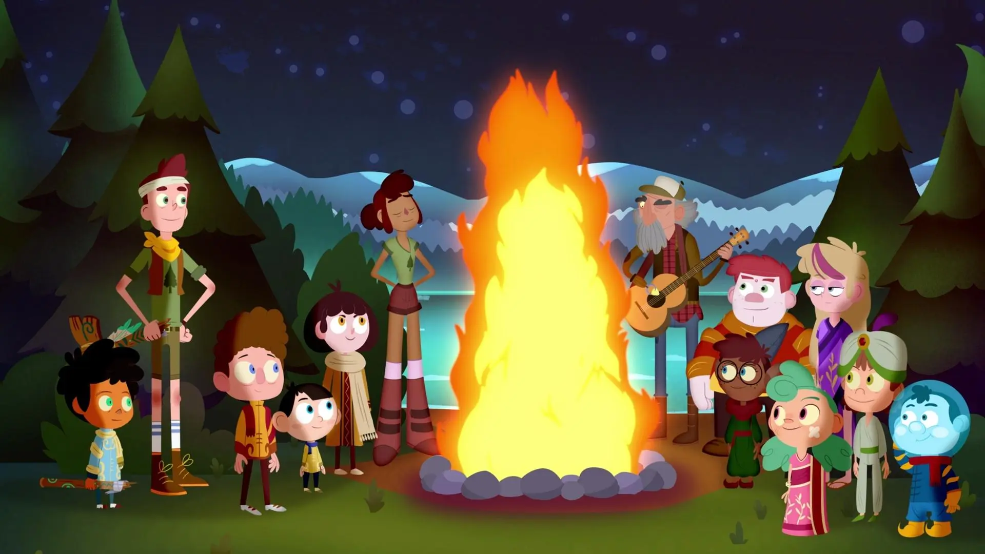 Camp Camp backdrop