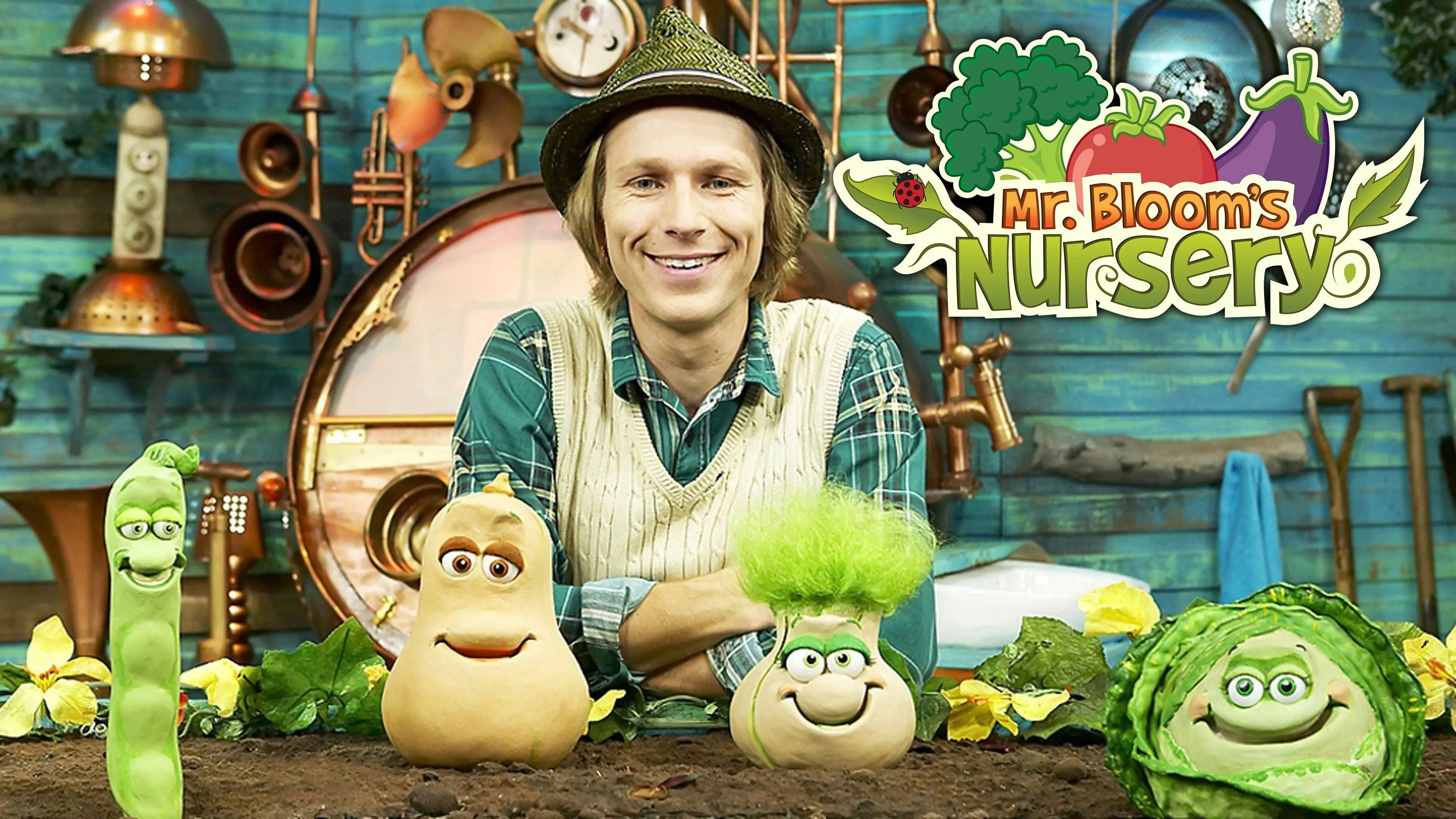 Mr Bloom's Nursery backdrop