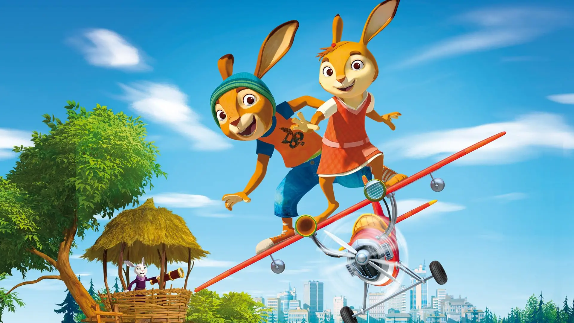 Rabbit School: Guardians of the Golden Egg backdrop