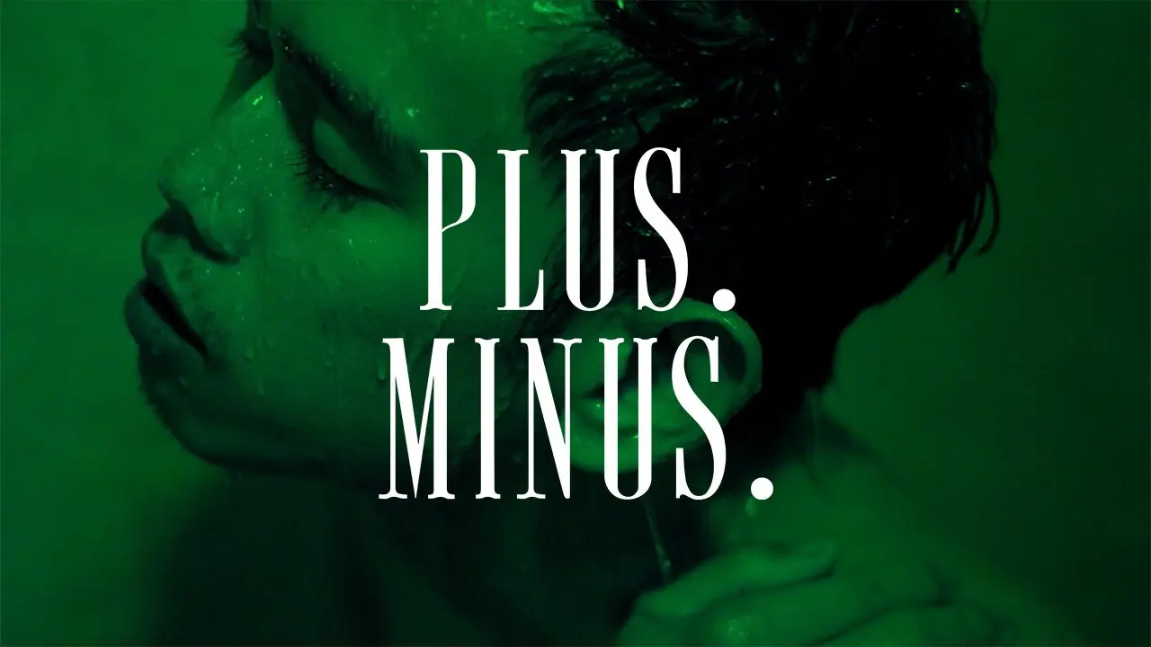 Plus. Minus. backdrop