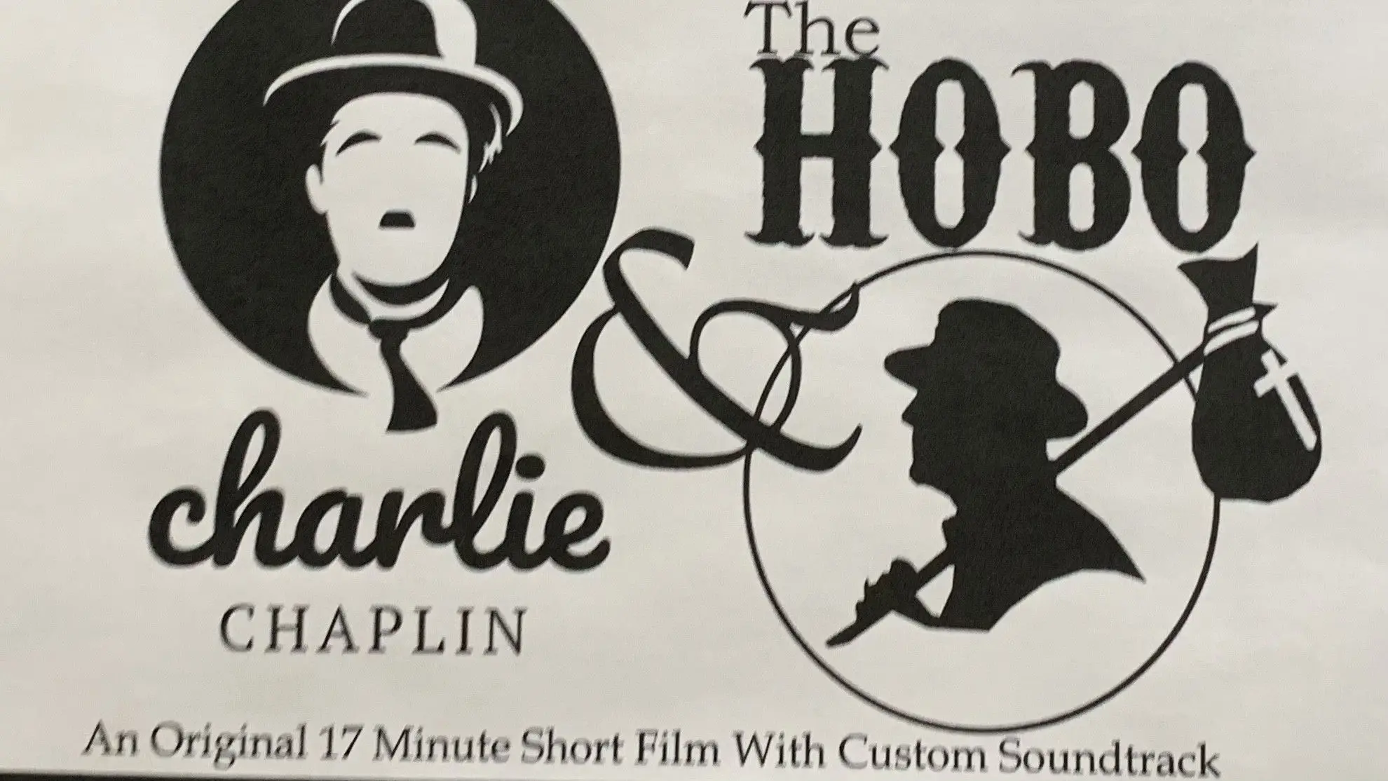 Charlie Chaplin & the Hobo backdrop