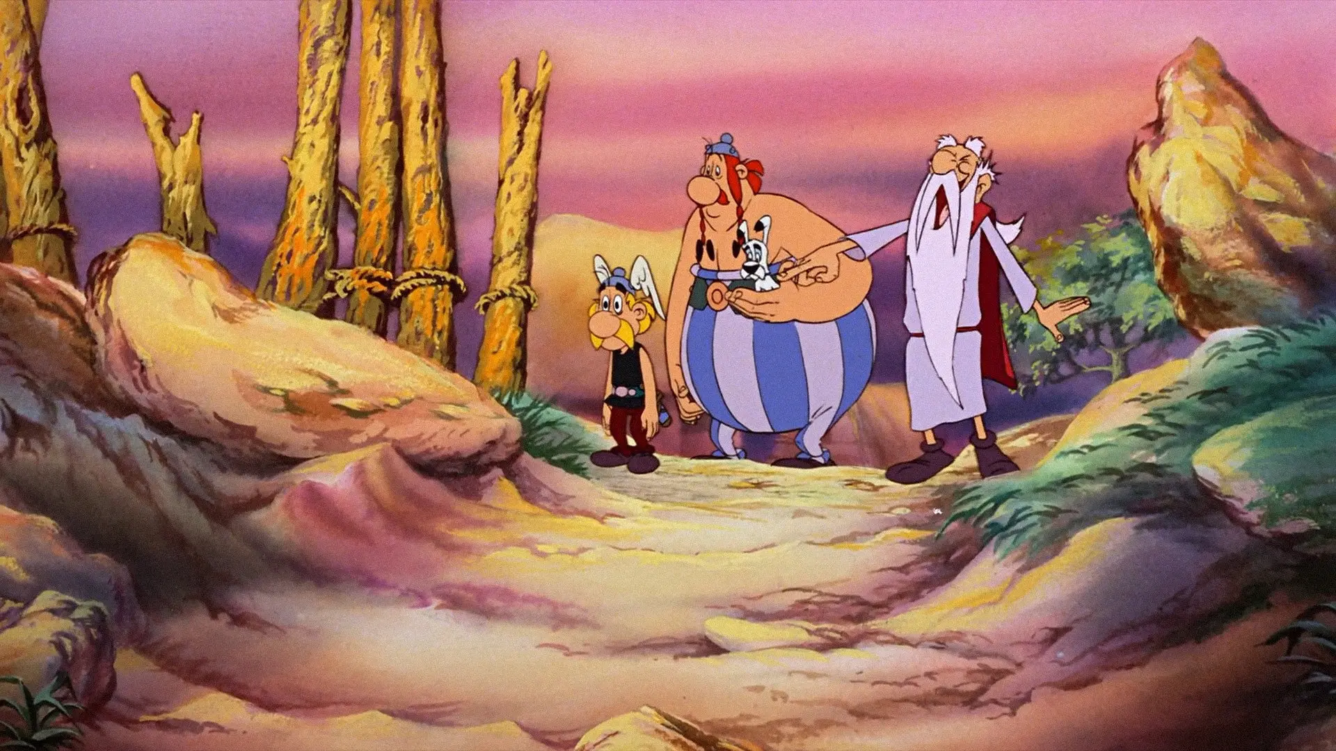 Asterix and the Big Fight backdrop