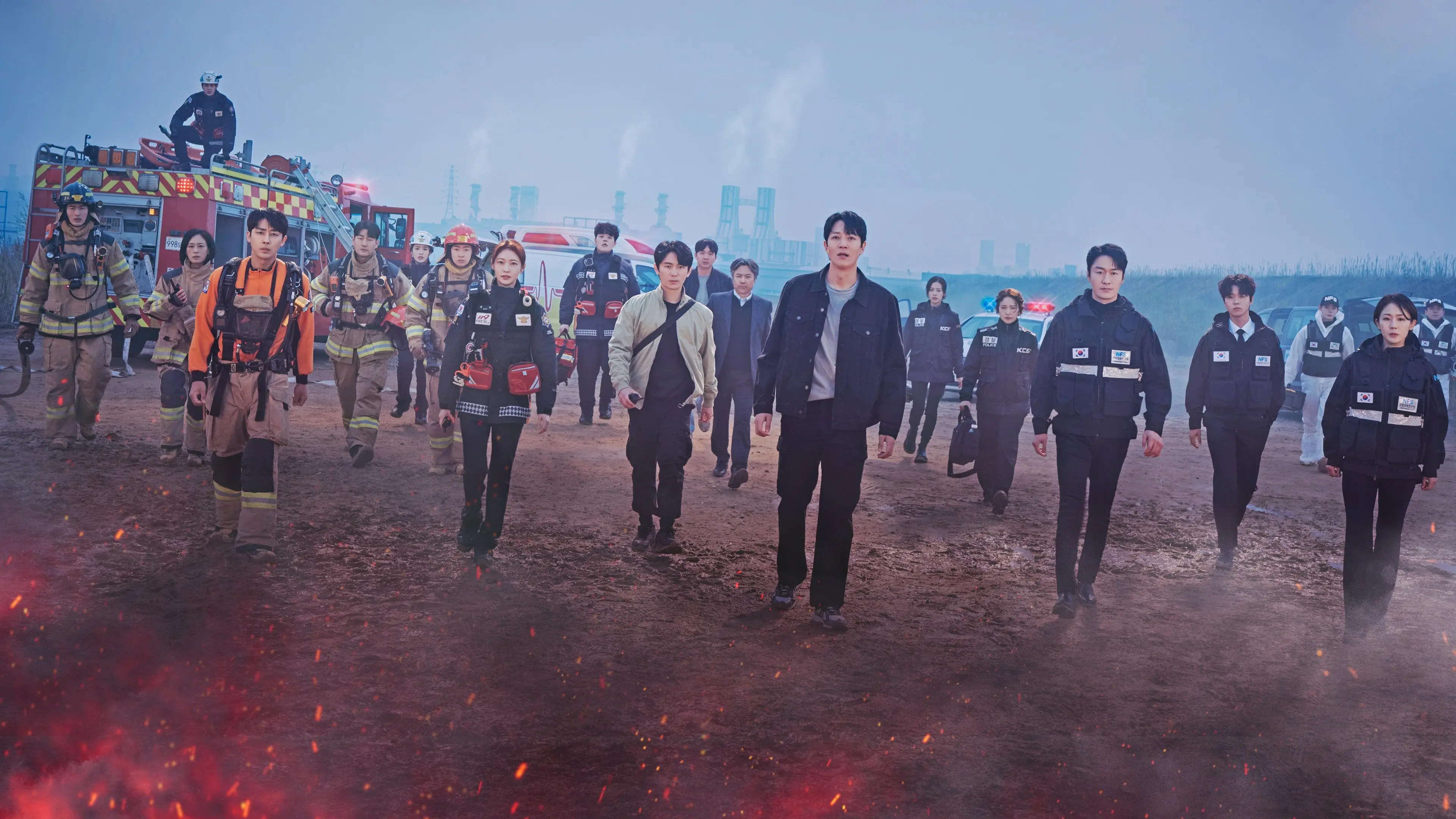 The First Responders backdrop