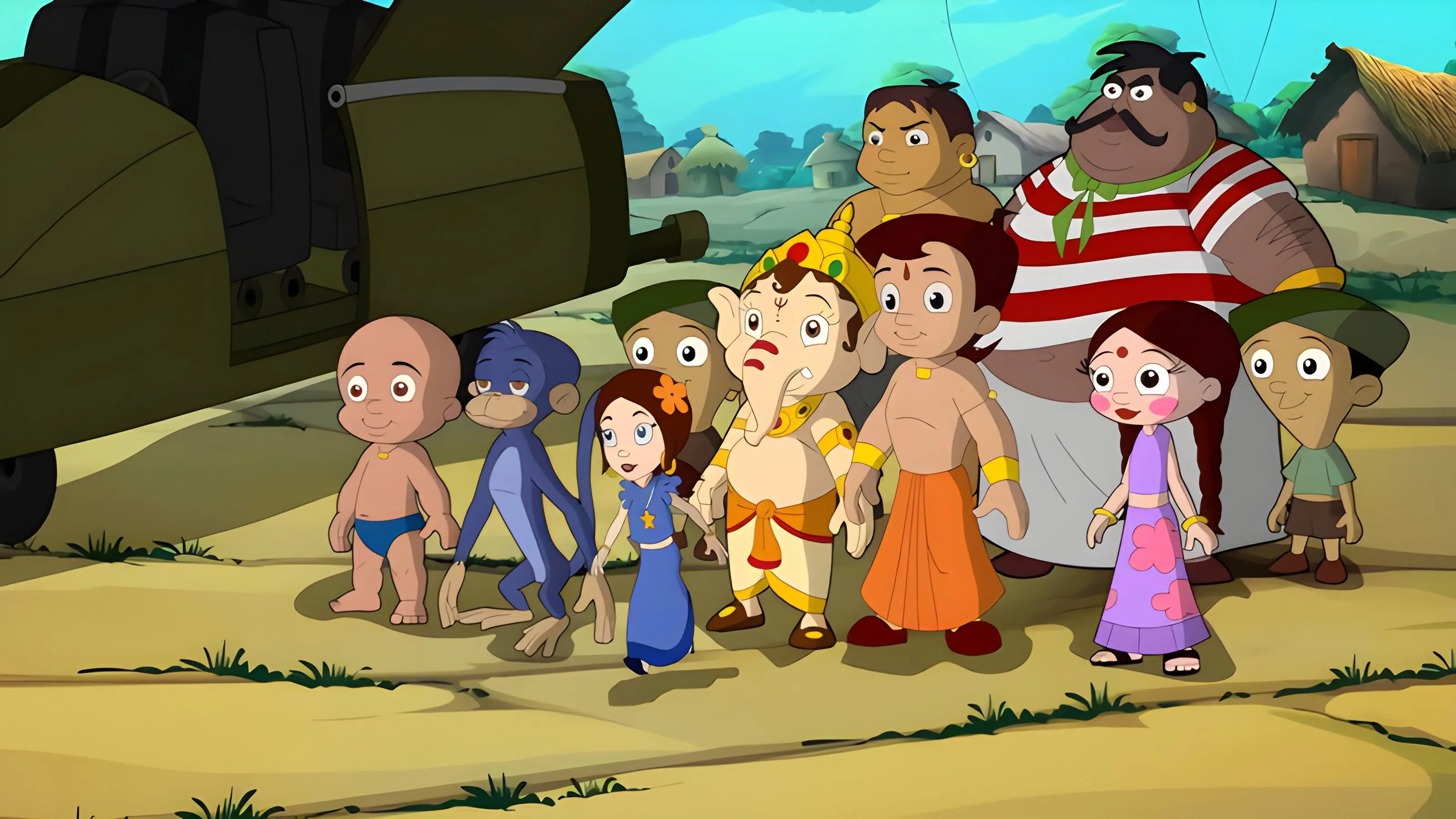 Little Bheem backdrop