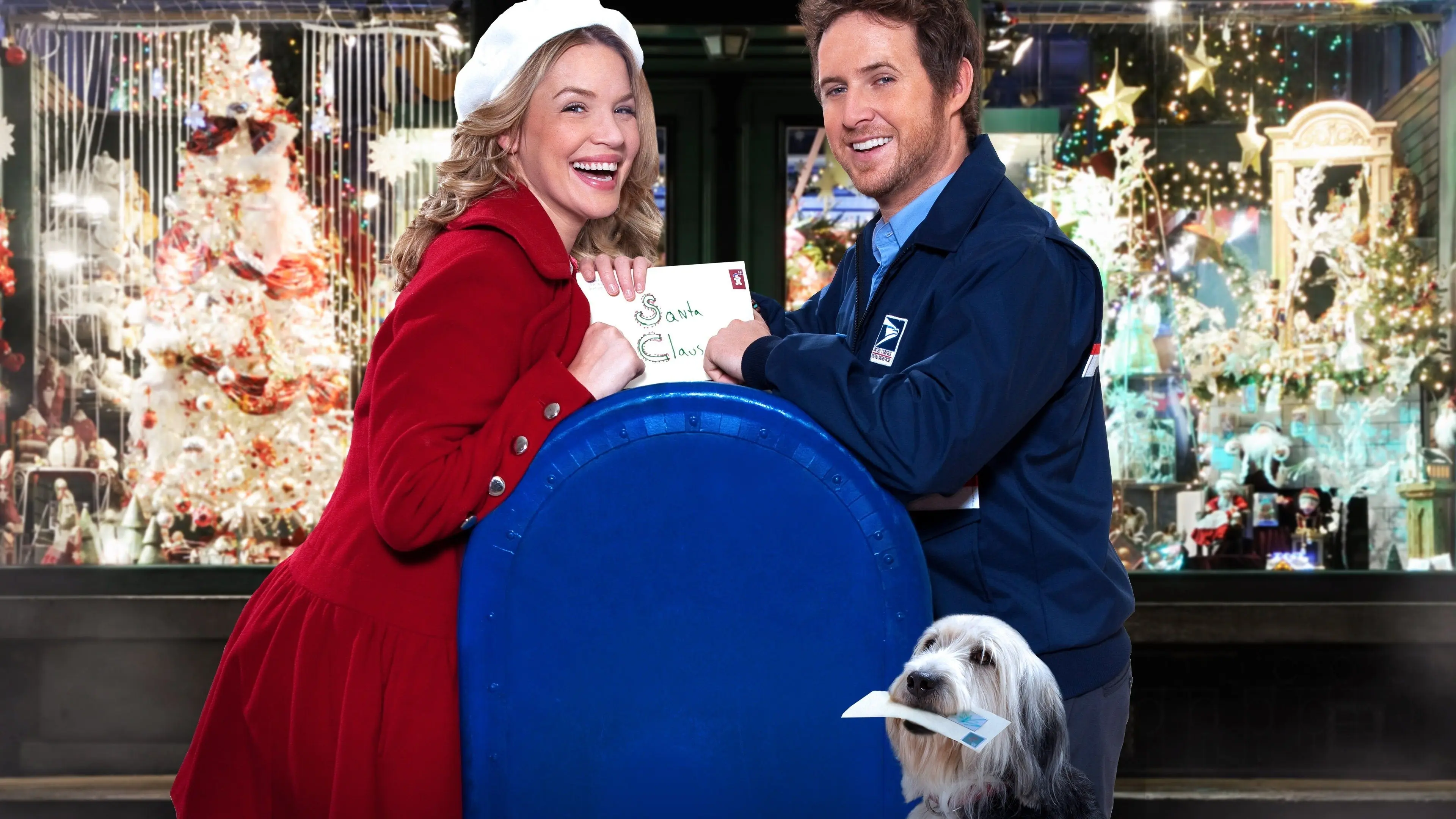 Christmas Mail backdrop