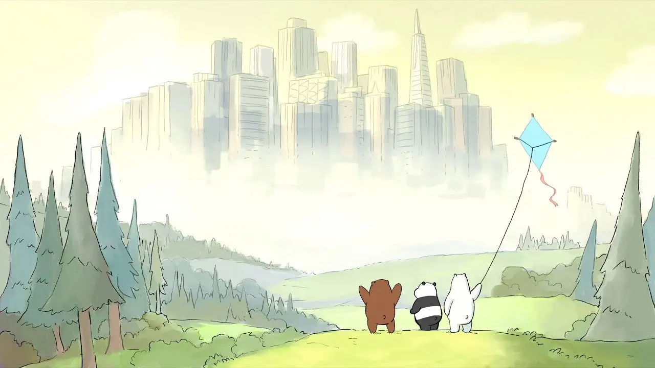 We Bare Bears backdrop