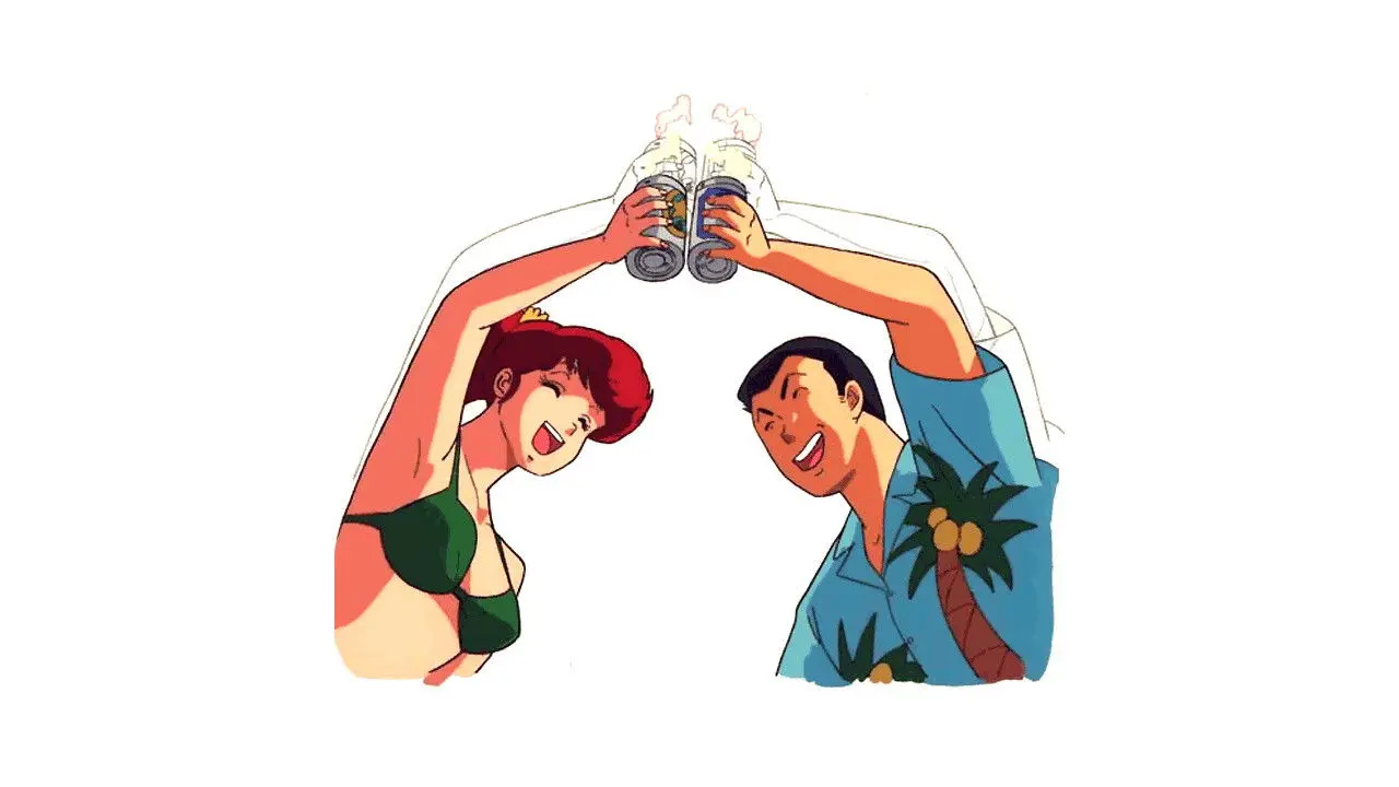 Maison Ikkoku: Shipwrecked on Ikkoku Island backdrop