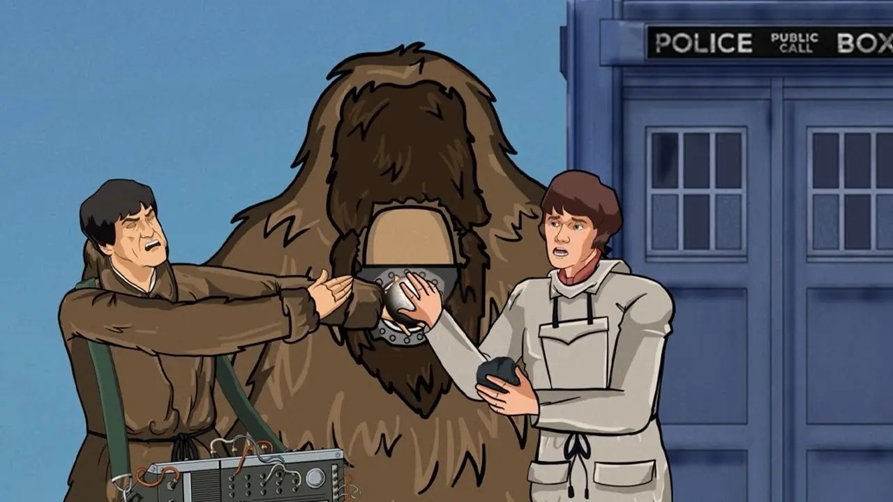 Doctor Who: The Abominable Snowmen backdrop