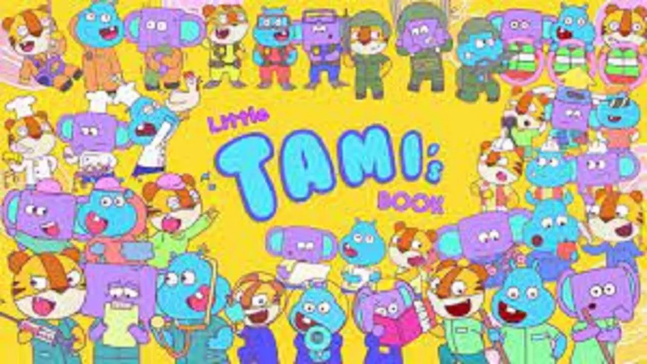 Little Tami's Book backdrop