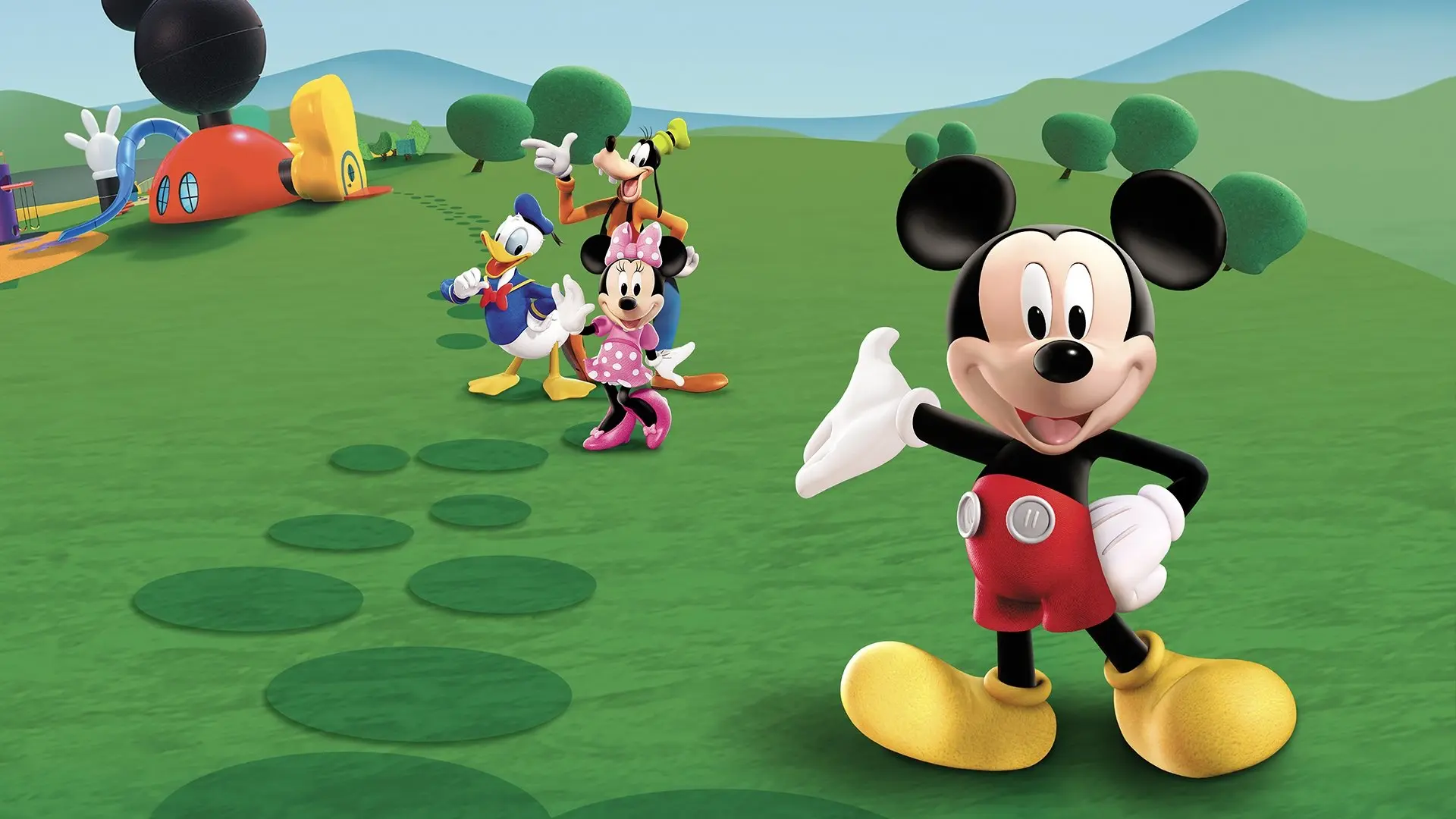 Mickey Mouse Clubhouse backdrop