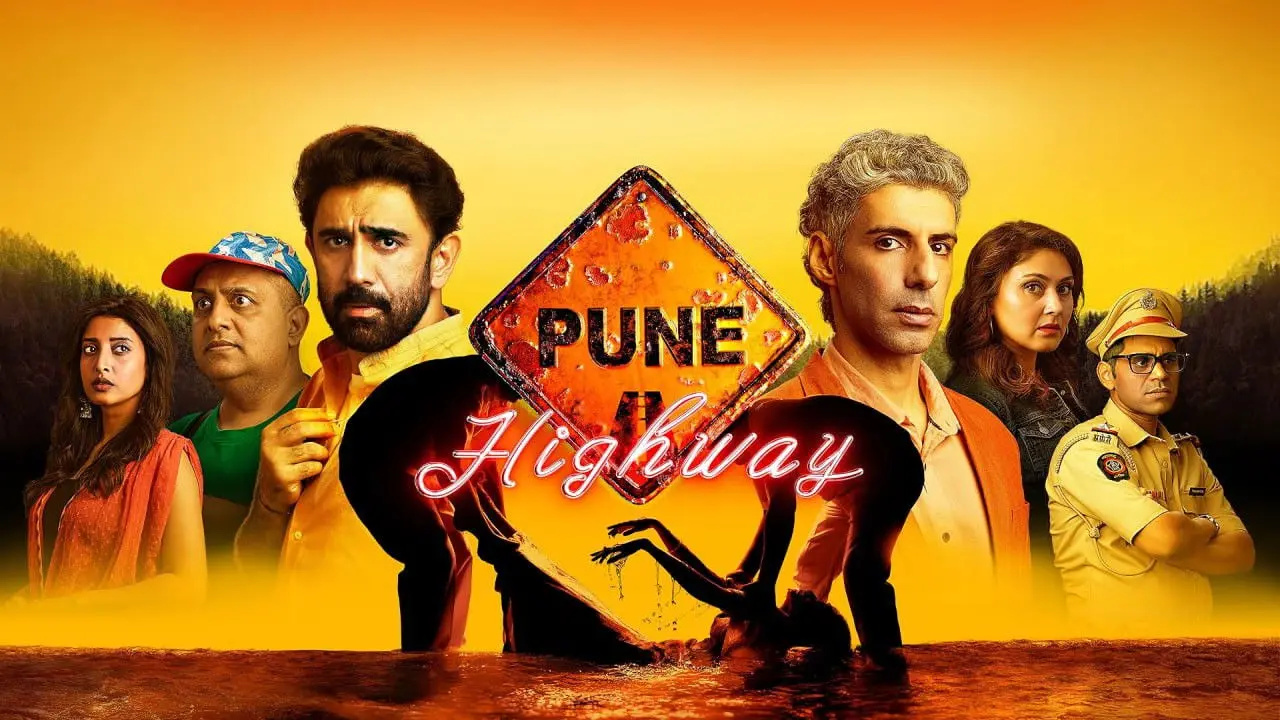 Pune Highway backdrop
