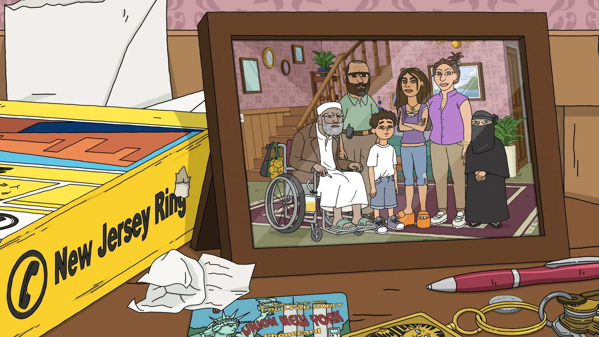 #1 Happy Family USA backdrop