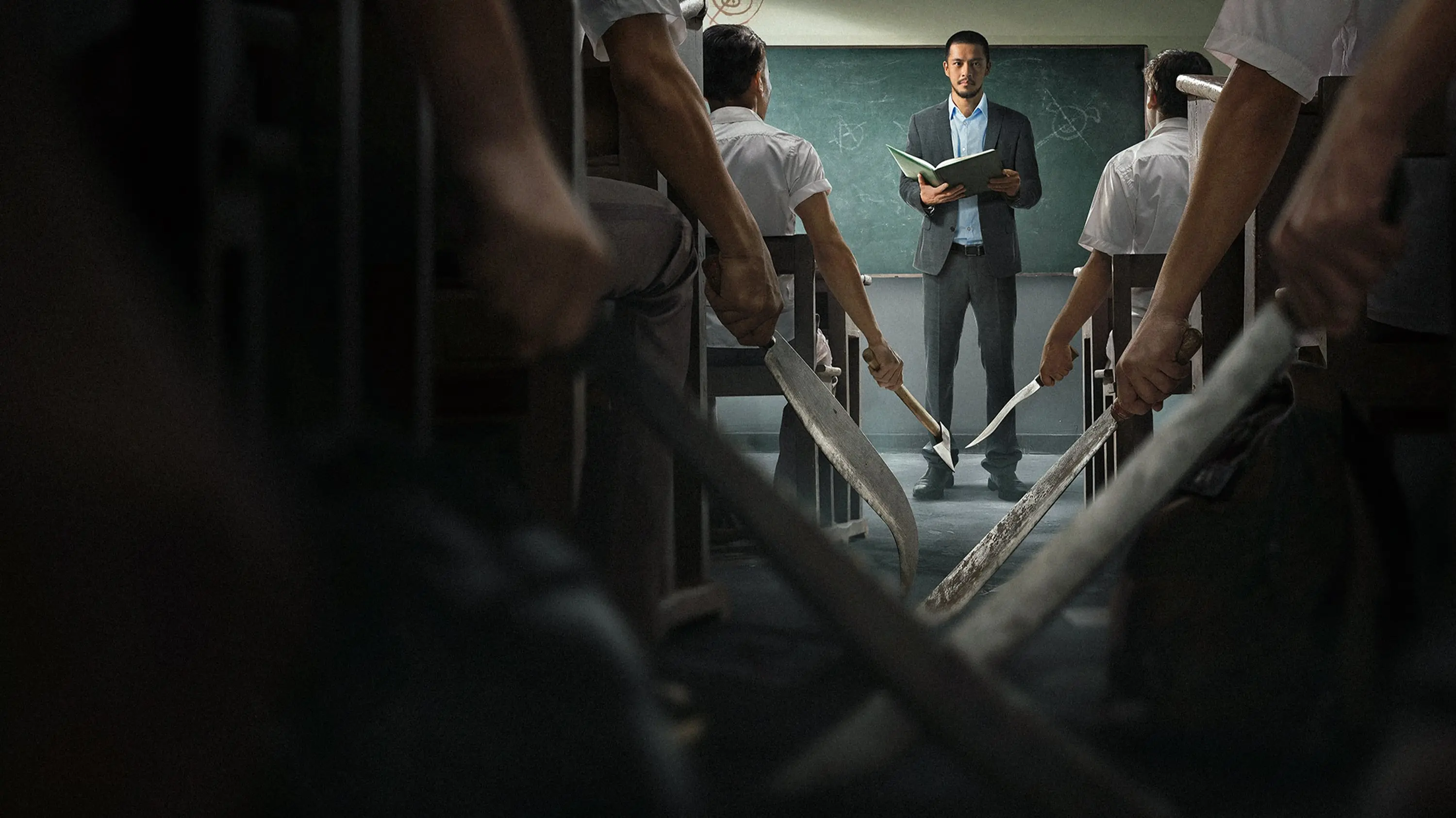 The Siege at Thorn High backdrop