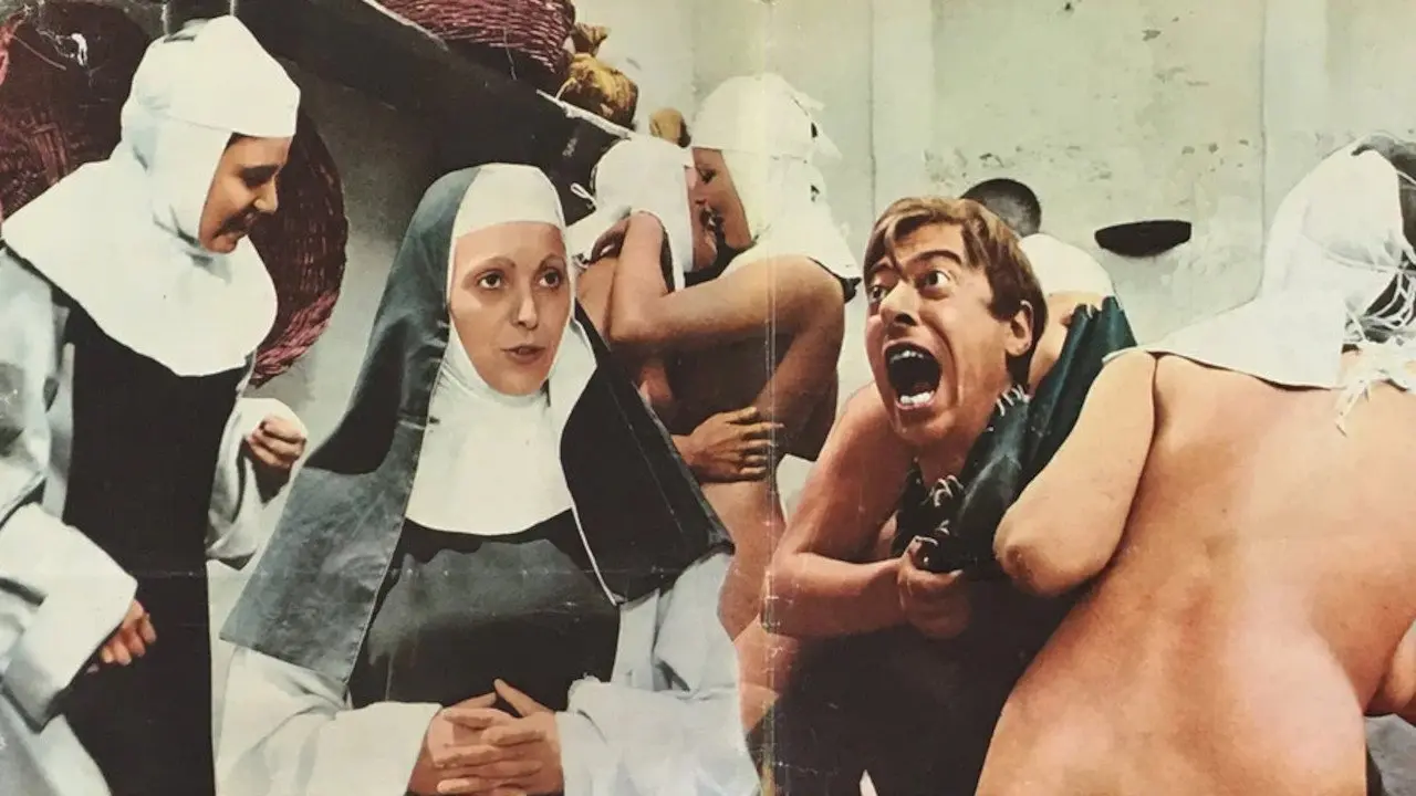 Secret Confessions in a Cloistered Convent backdrop