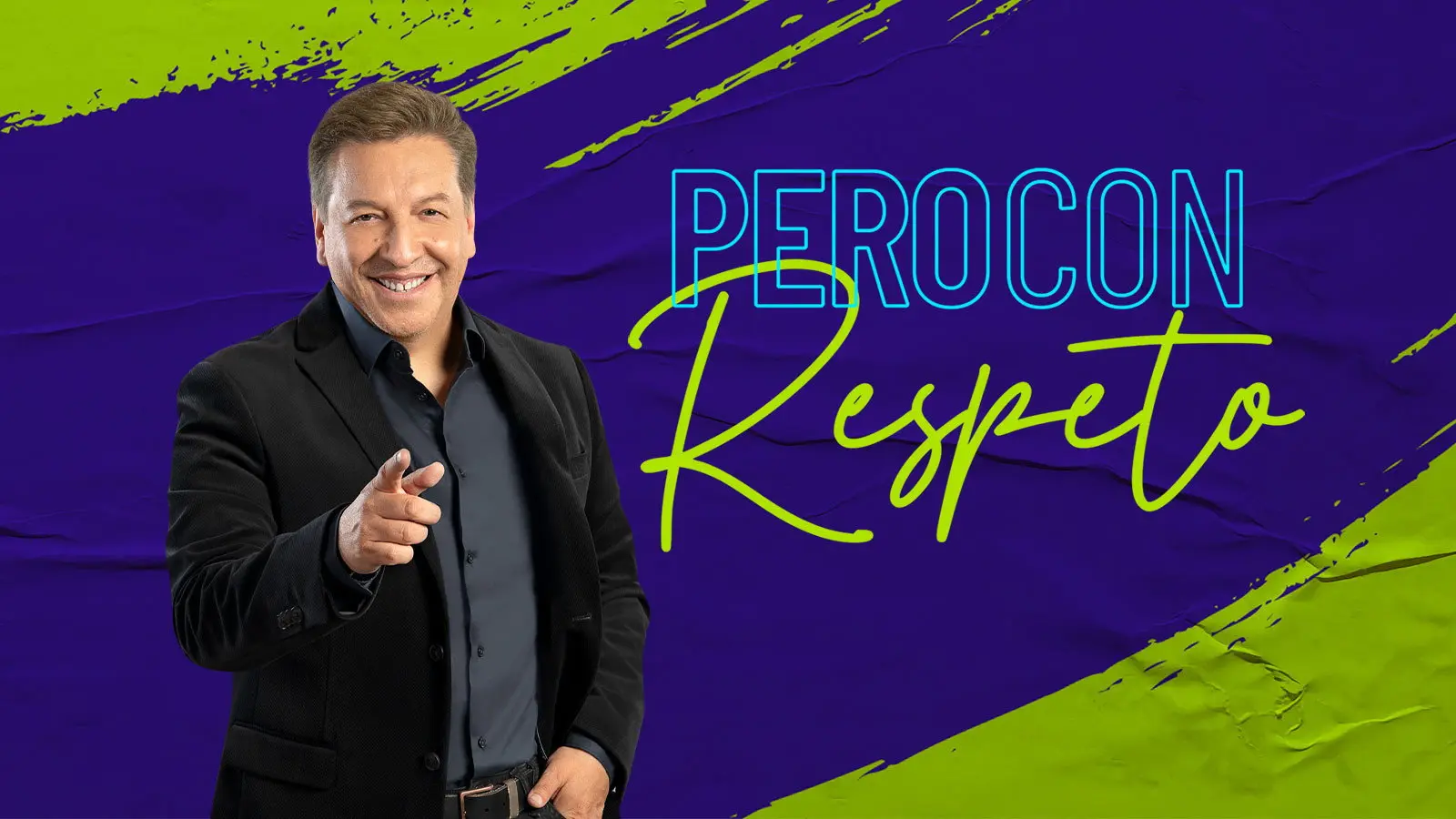 Pero con respeto backdrop