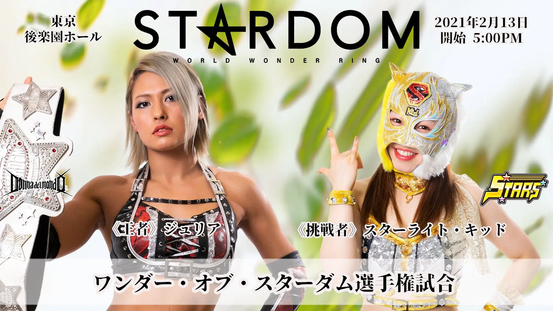 Stardom Go to BUDOKAN! Stardom Valentine Special ~ Day 1 backdrop