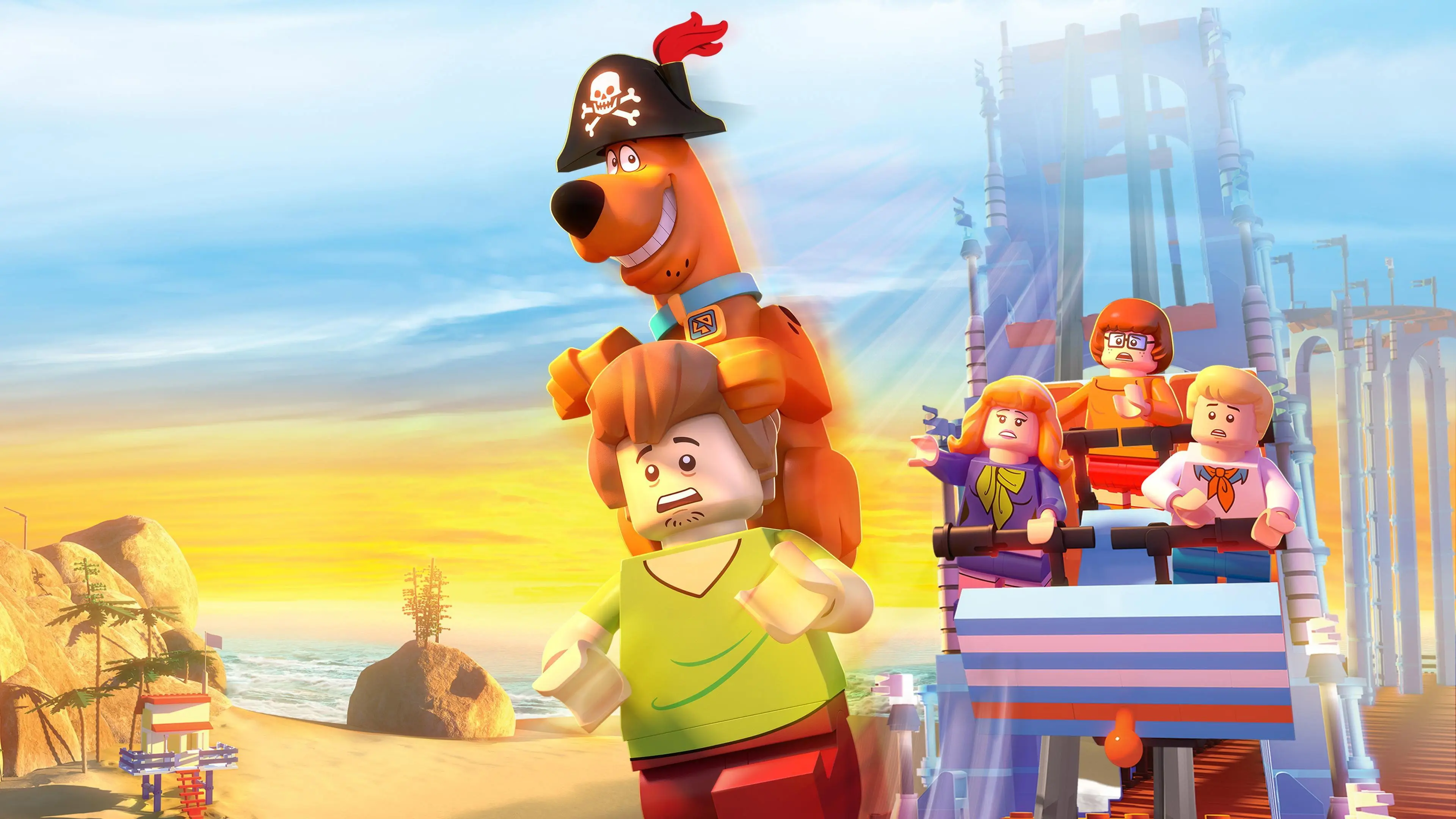 LEGO Scooby-Doo! Blowout Beach Bash backdrop