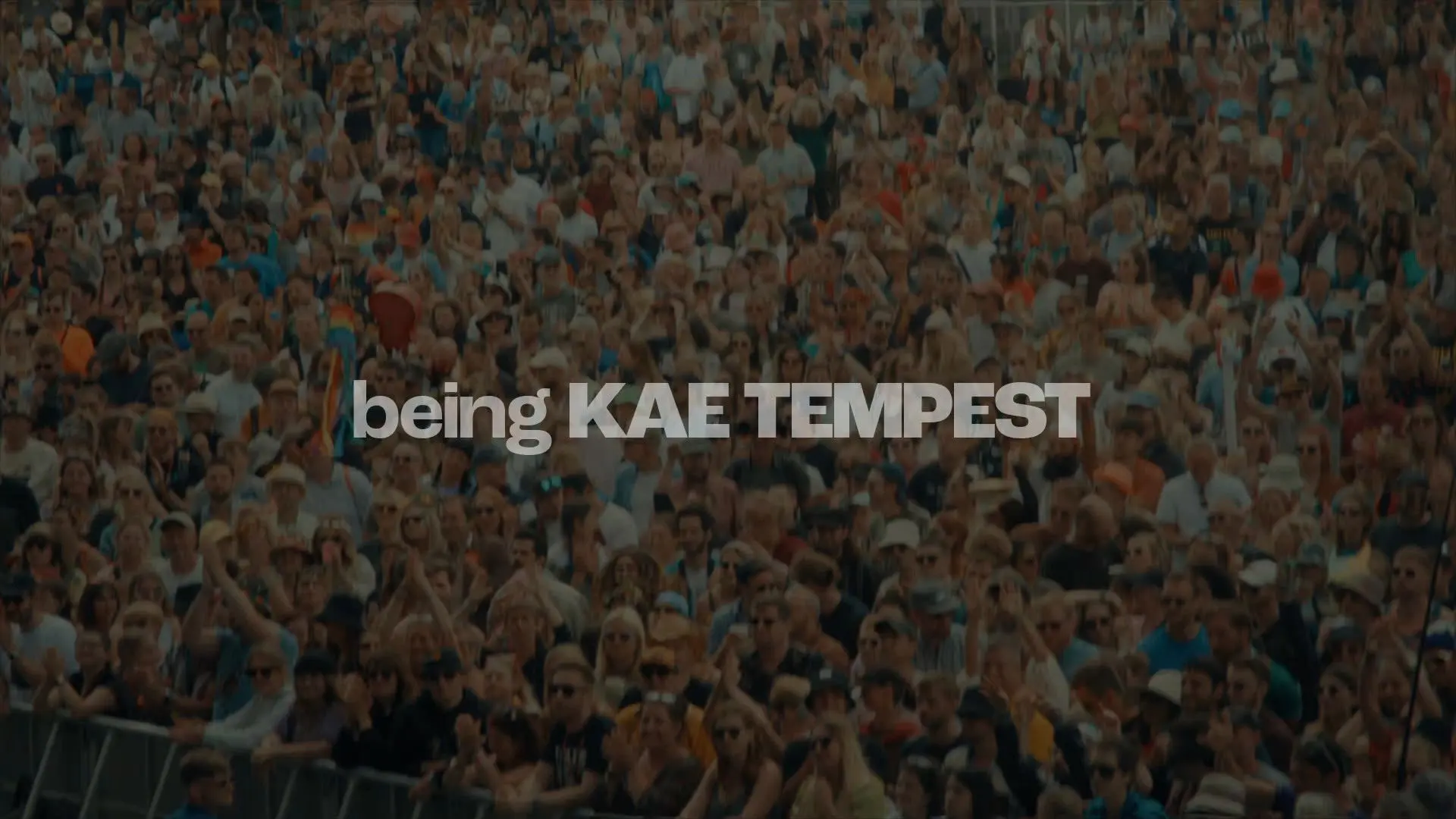 Being Kae Tempest backdrop