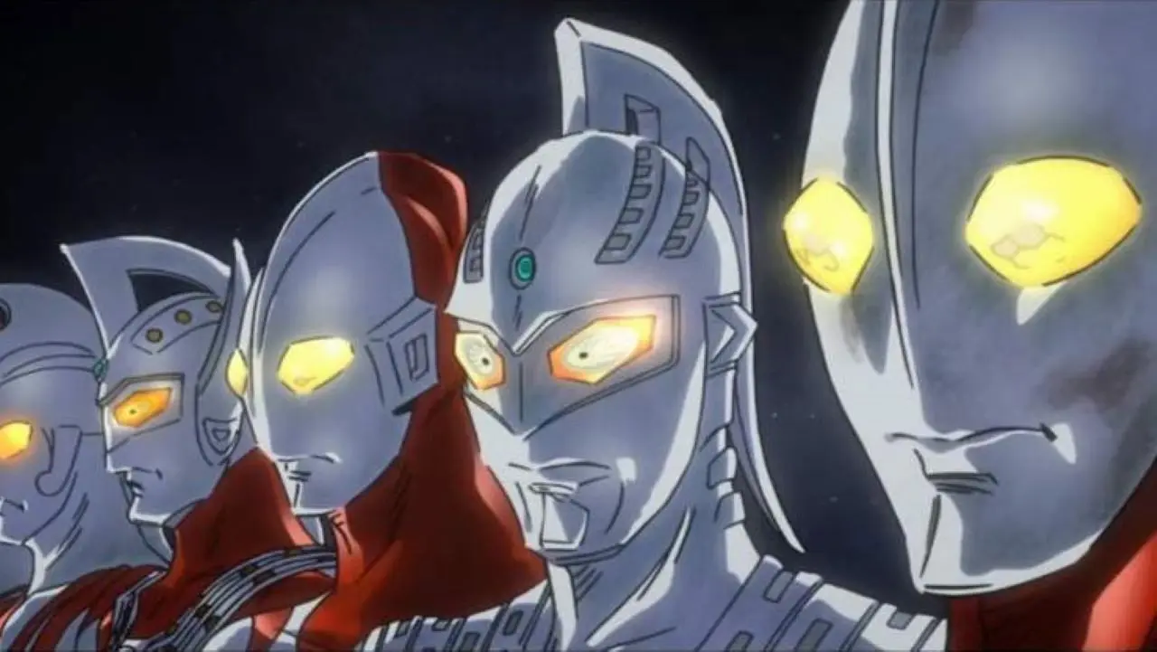 The Ultraman backdrop