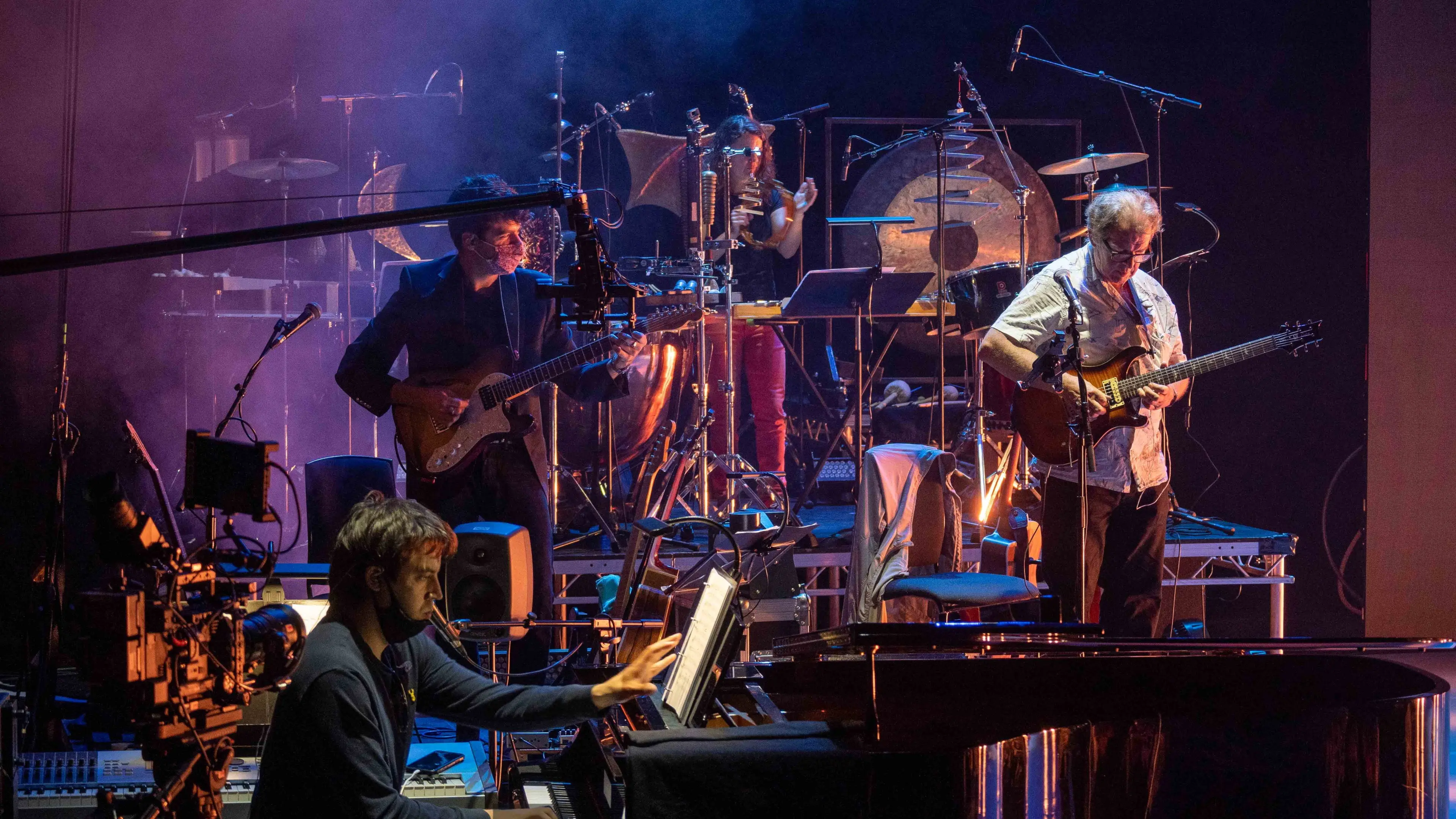 The Tubular Bells 50th Anniversary Tour backdrop