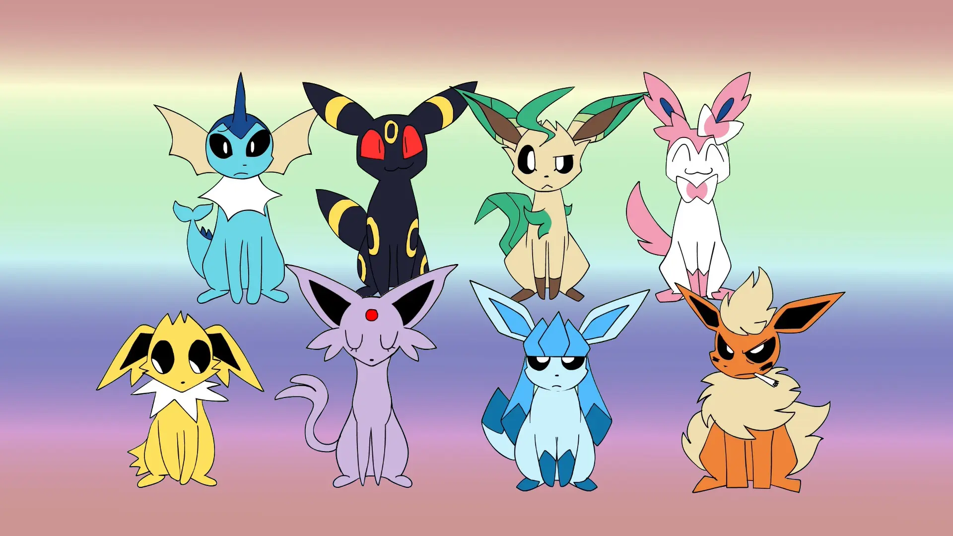 Eeveelympics backdrop