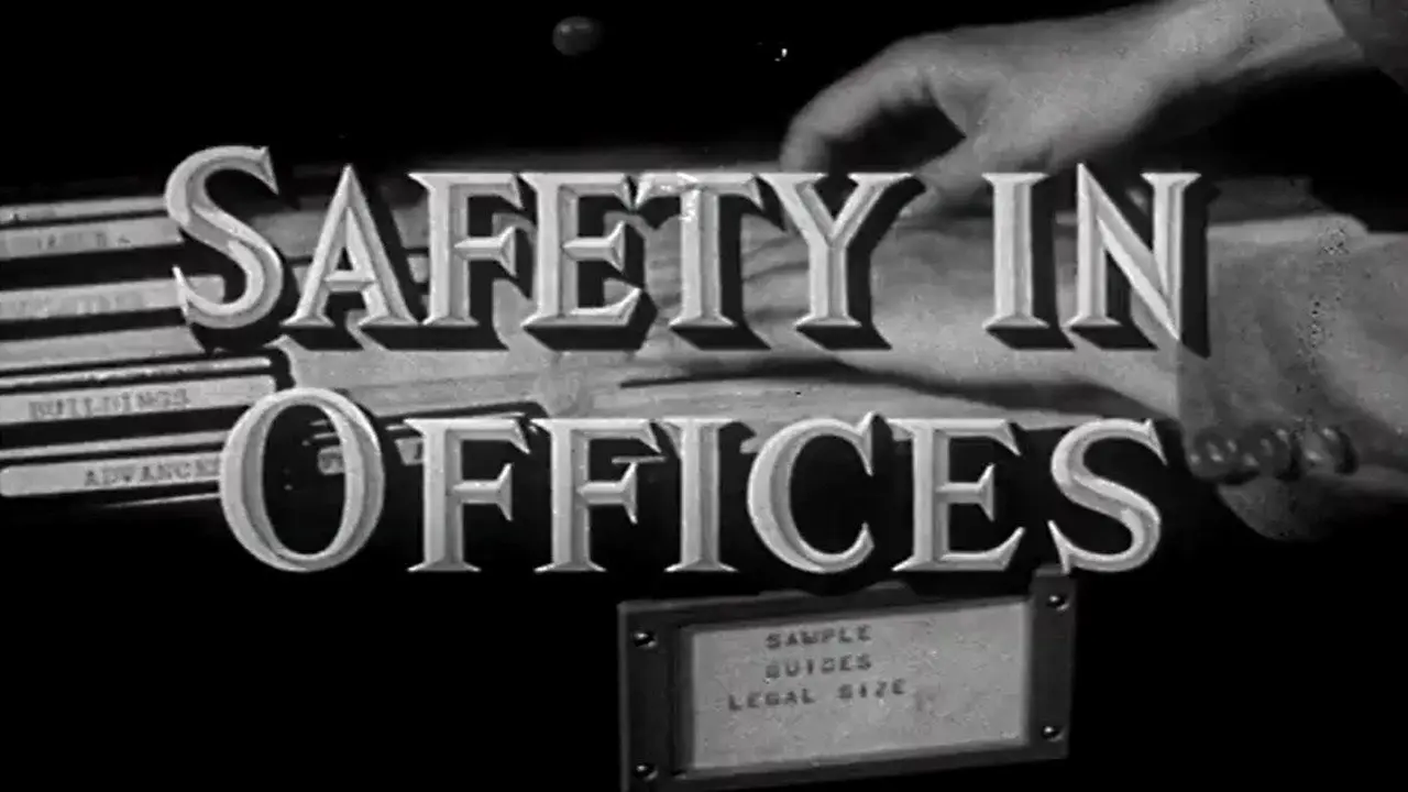 Safety In Offices backdrop