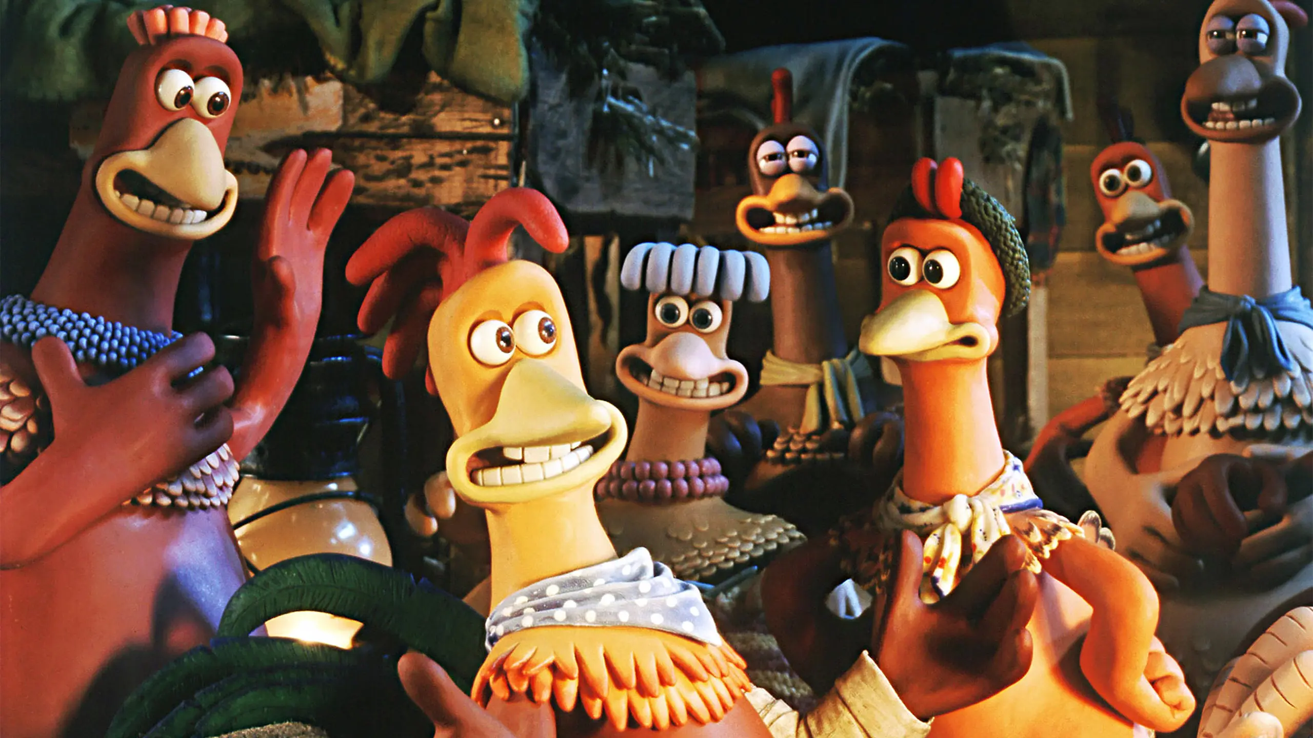 Chicken Run backdrop